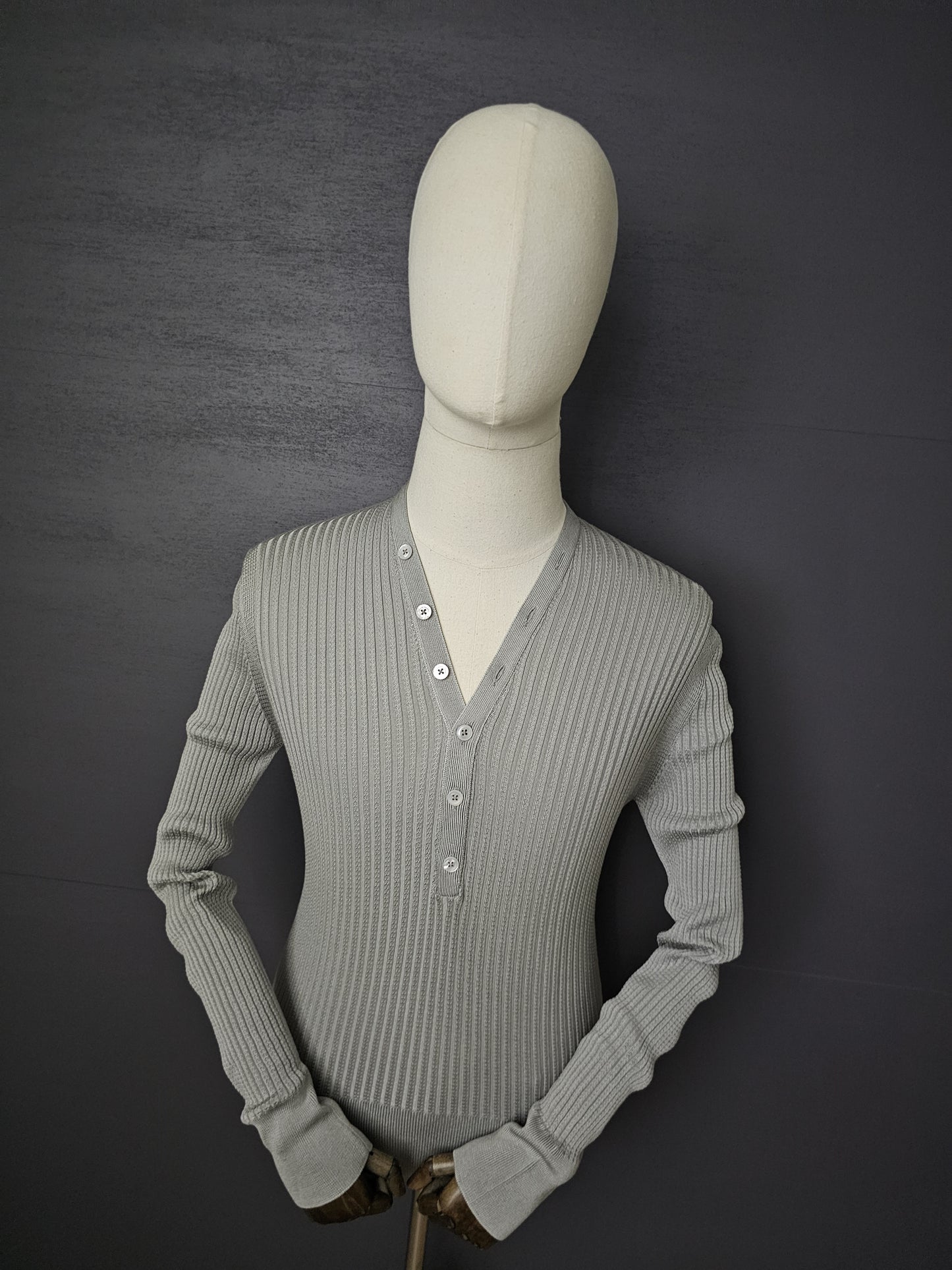 TOM FORD Silk Blend Henley style Long-Sleeve Sweater