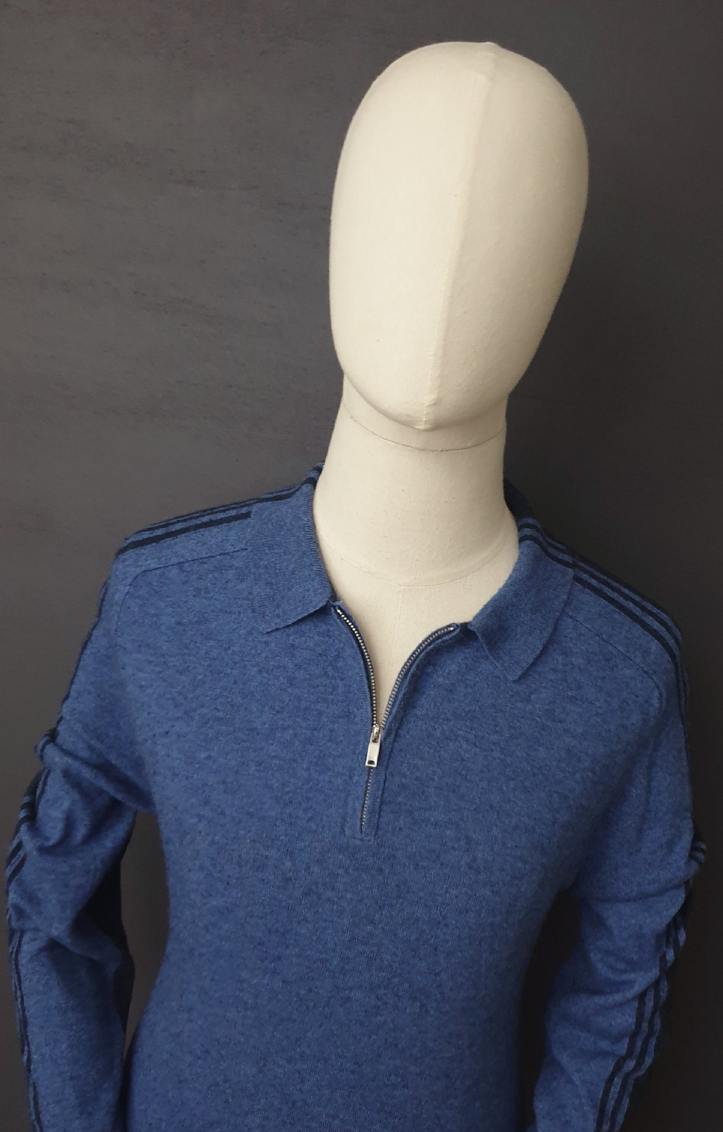 REISS Silverthorne Wool Striped Wool Polo