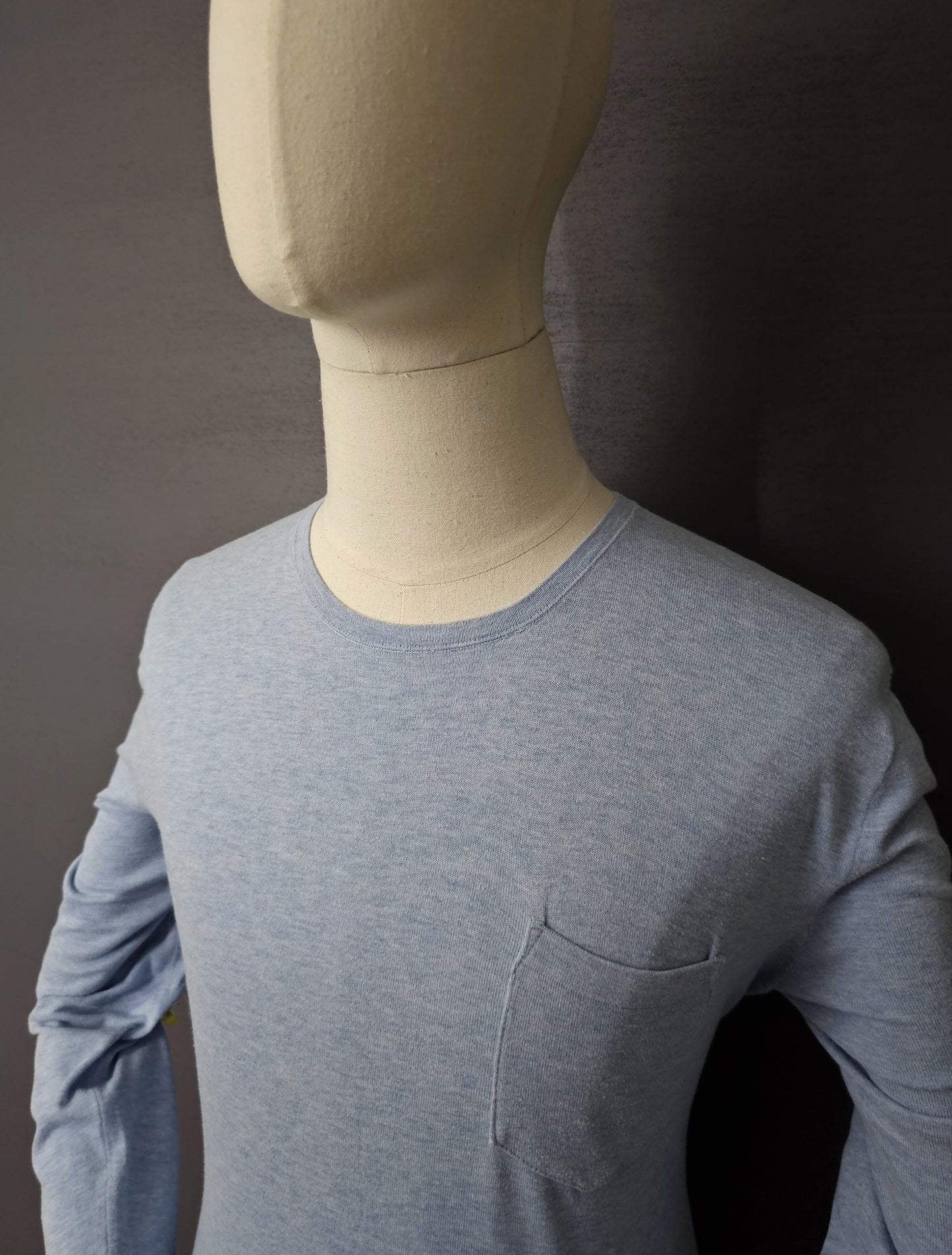 RALPH LAUREN Long Sleeve Oversized Pocket Crew T-Shirt