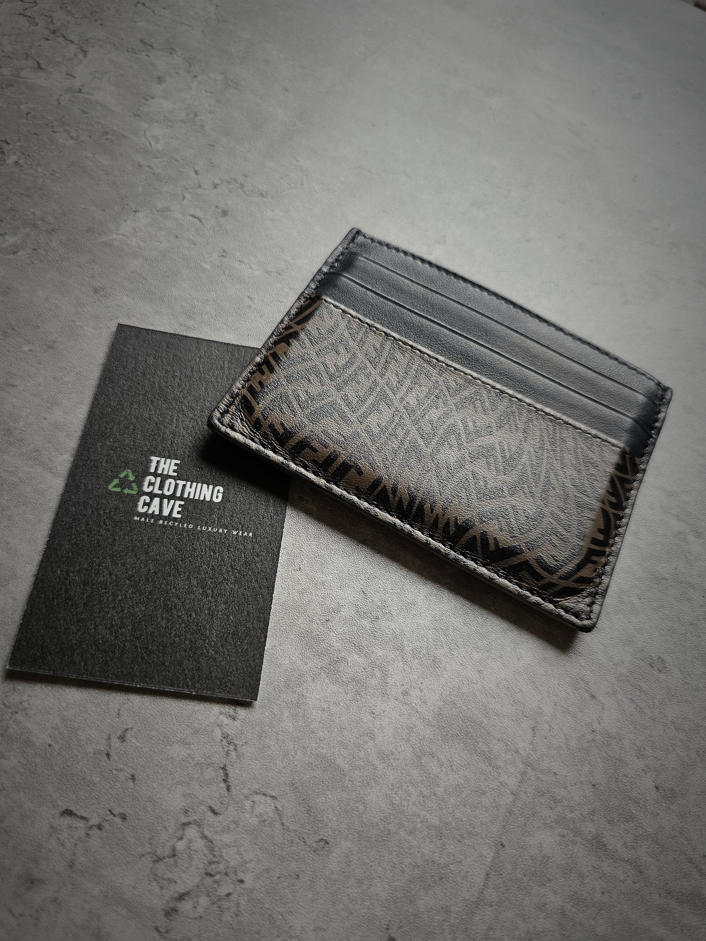 FENDI FF Monogram Vertigo Card Holder