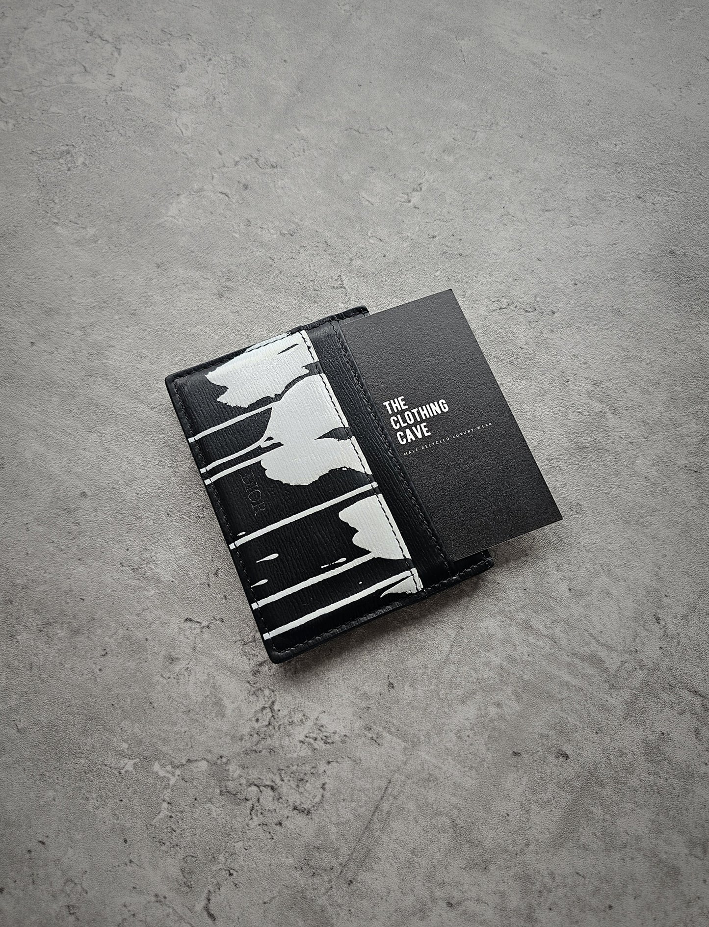 Dior x Raymond Pettibon Limited Edition Leather Card Holder