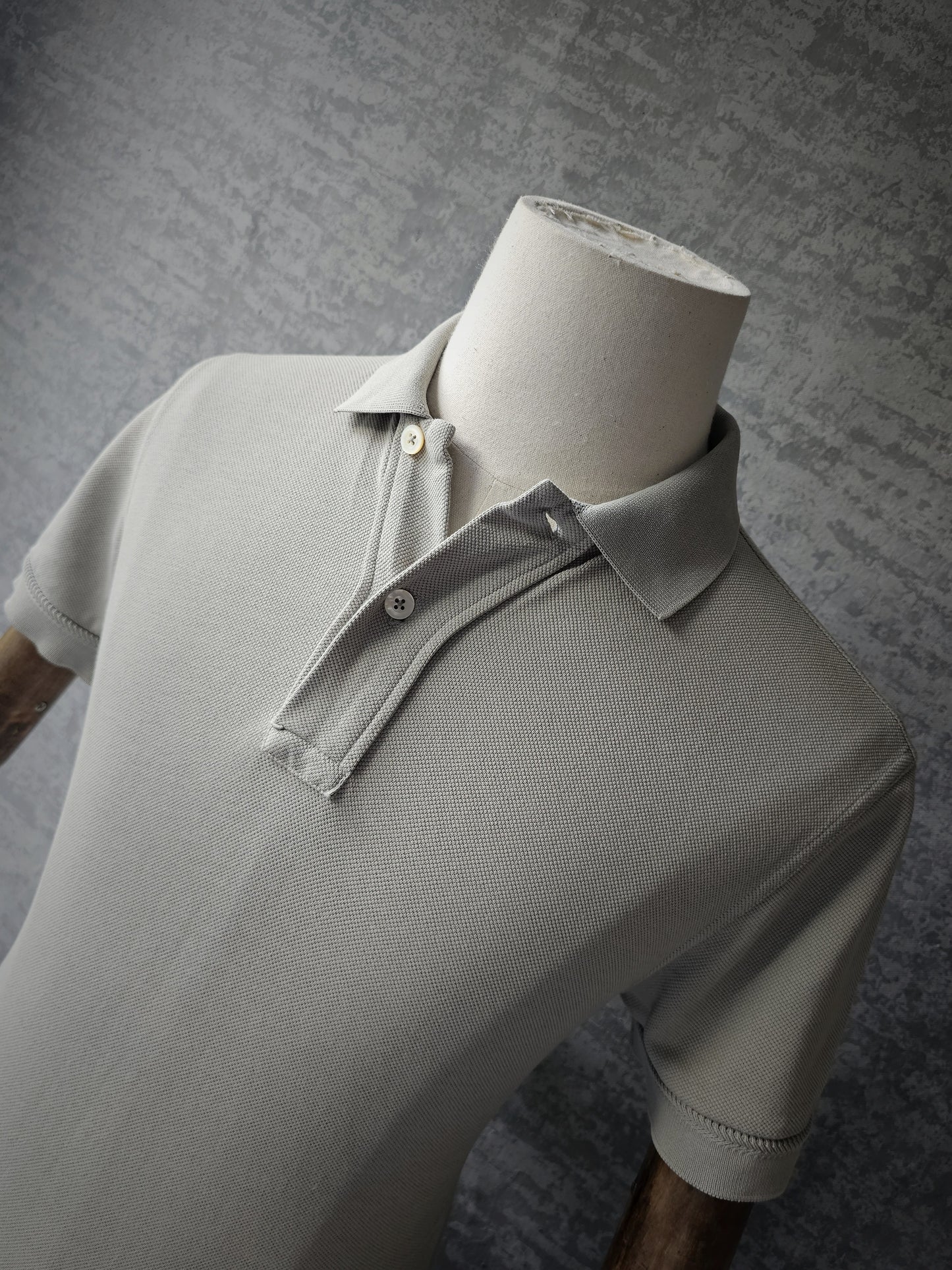 TOM FORD TF Garment-Dyed Cotton Green Polo Shirt