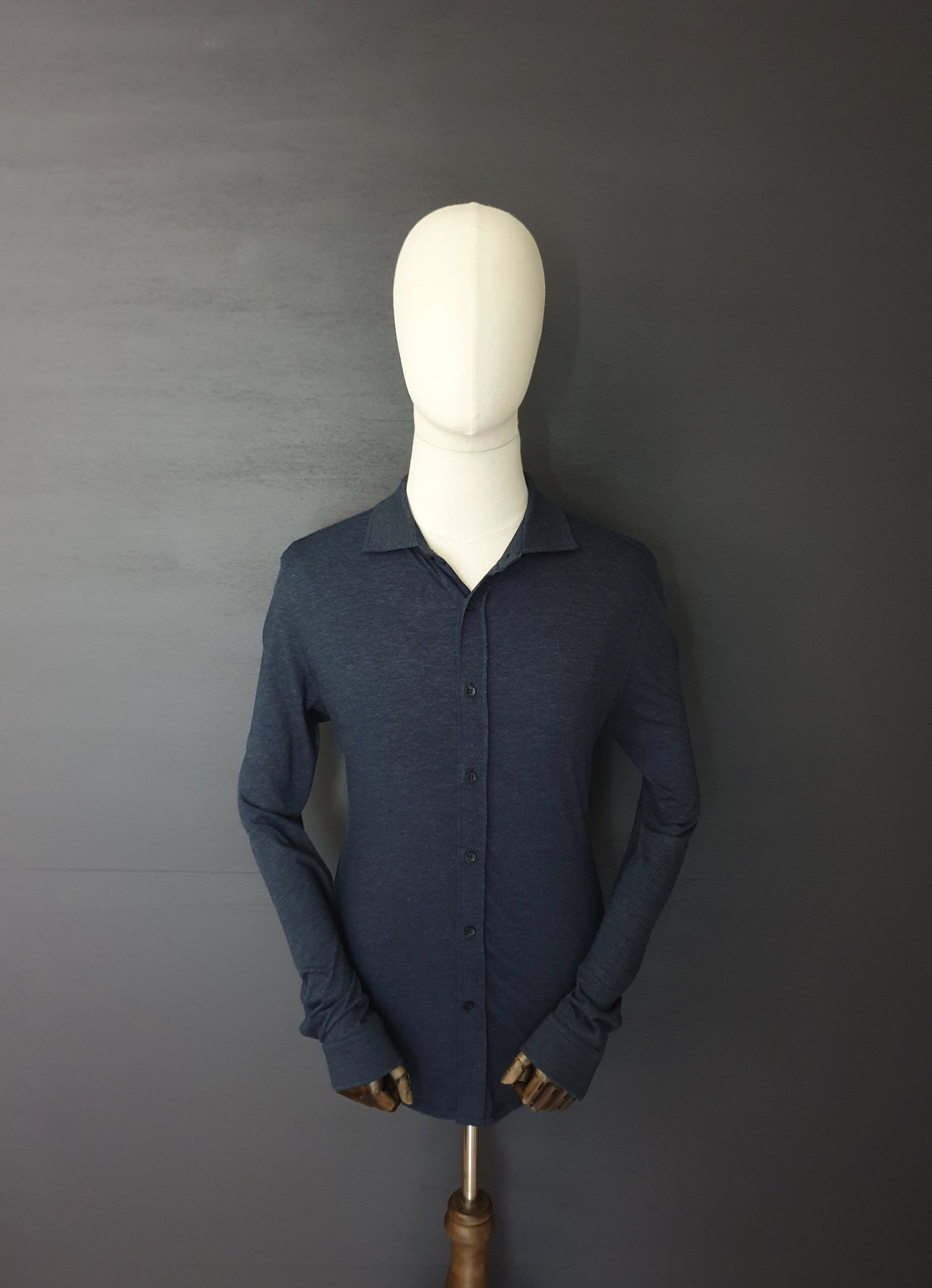 REISS Slim-Fit Stretch Cotton Jersey Shirt