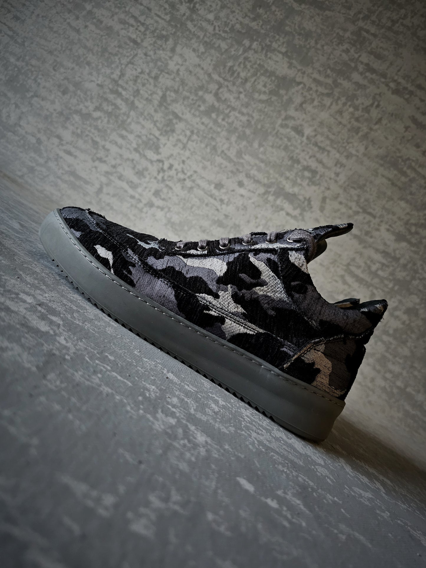 FILLING PIECES High Top Ripple Merge Camo Sneakers