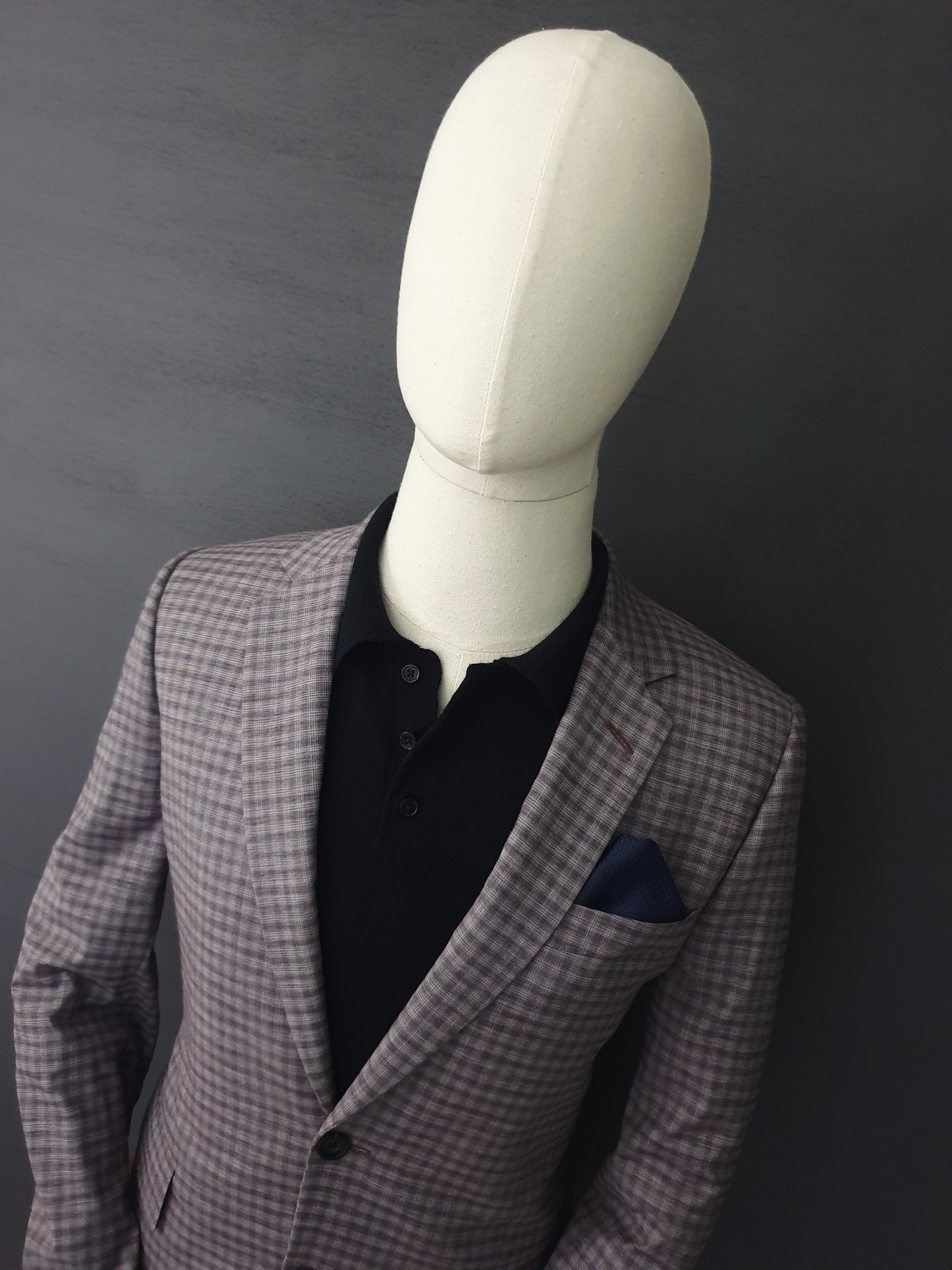 PAUL SMITH  Single Breasted Check Blazer Jacket