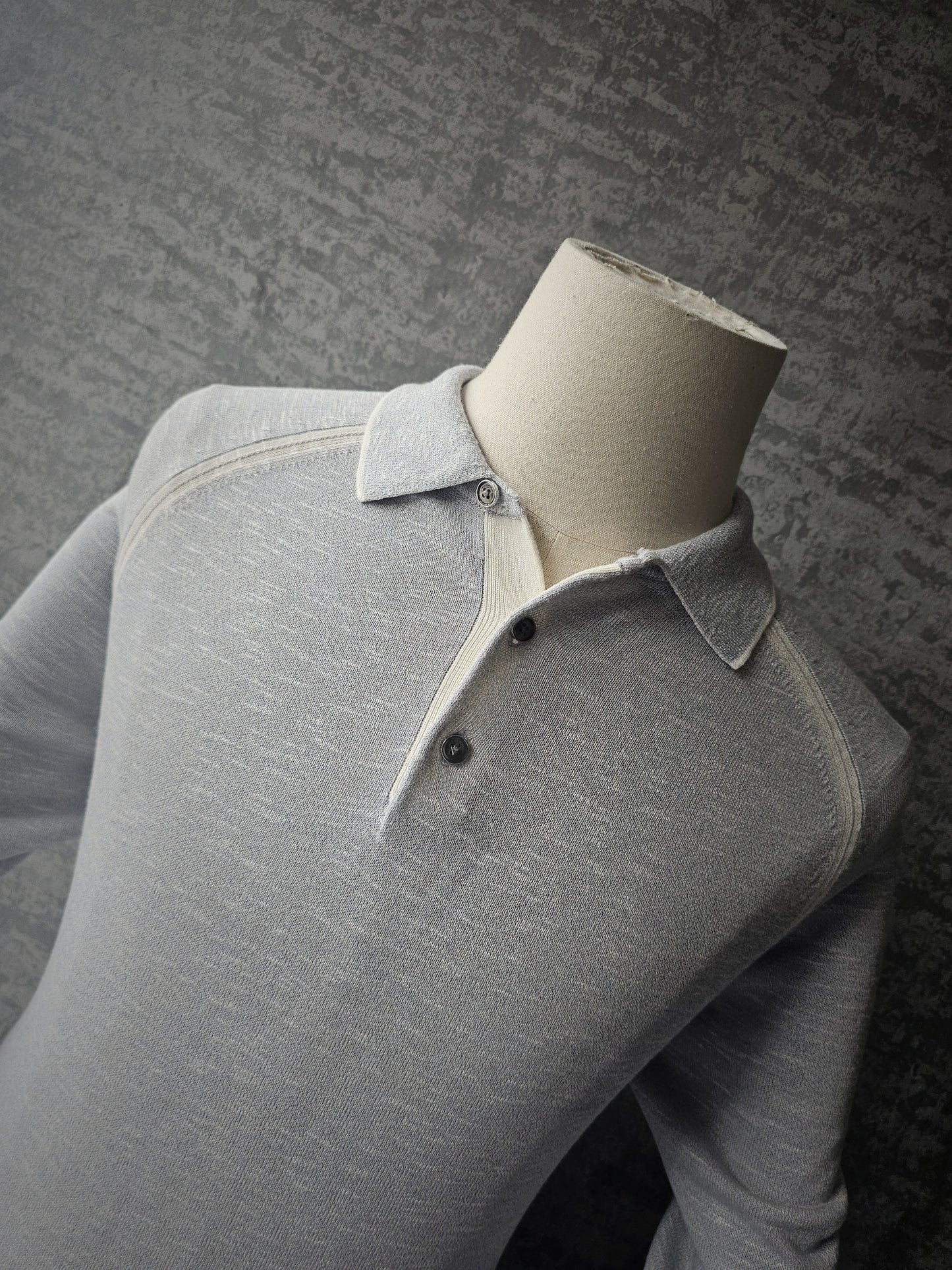 REISS Earlsfield Edition Long Sleeve Knitted Polo