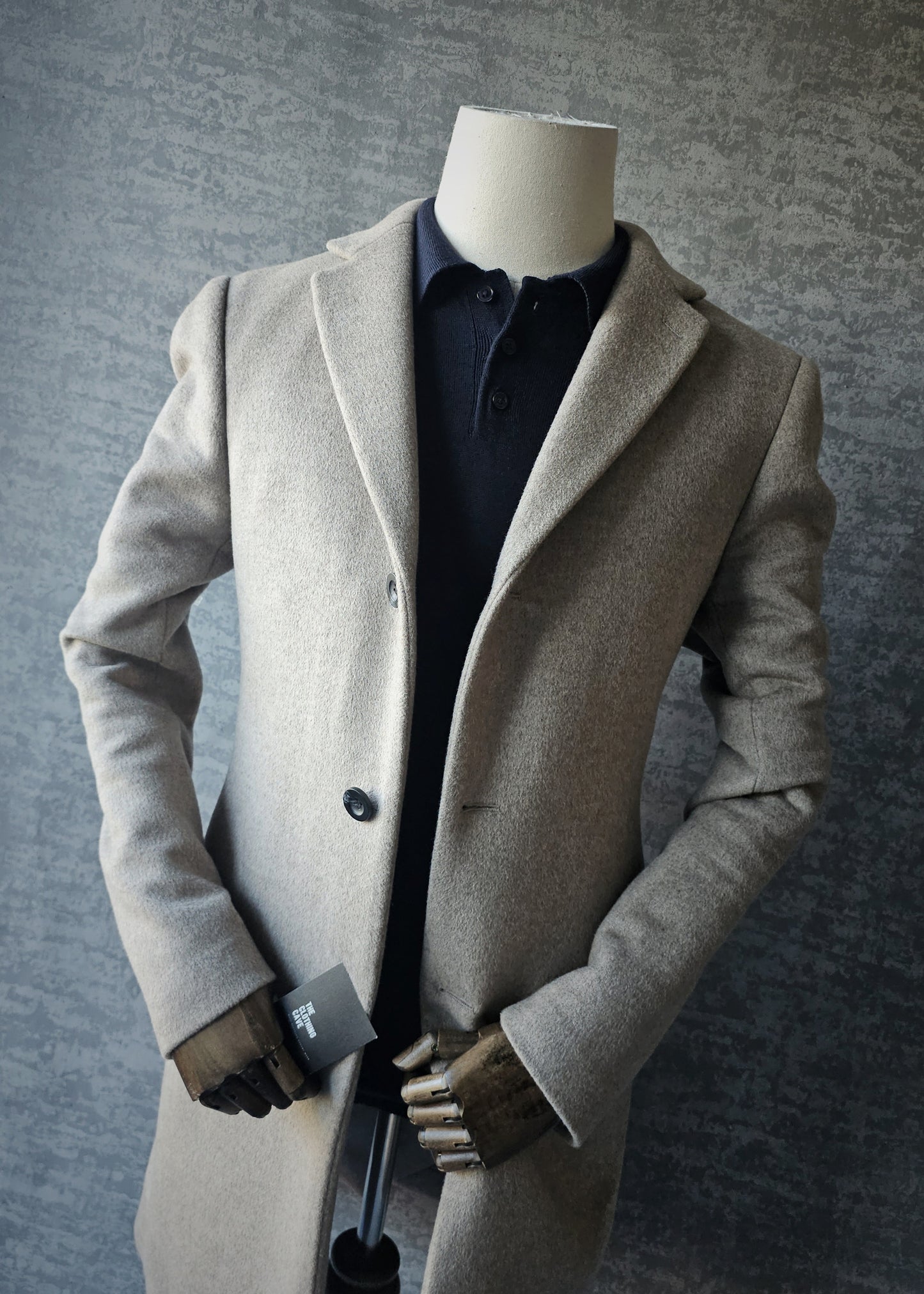 REISS Gable Wool Blend Epson Overcoat