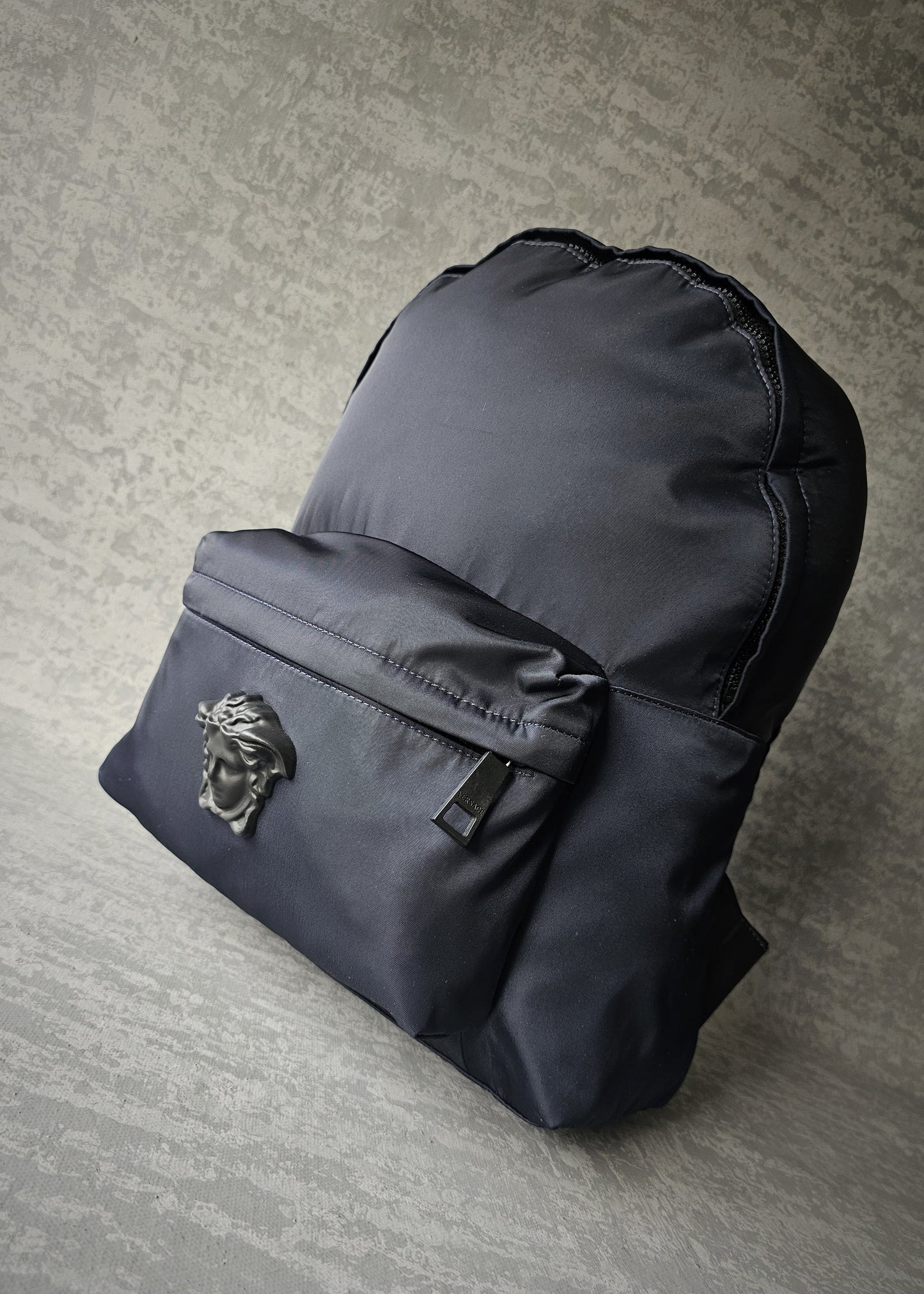 VERSACE Palazzo Medusa Navy Backpack