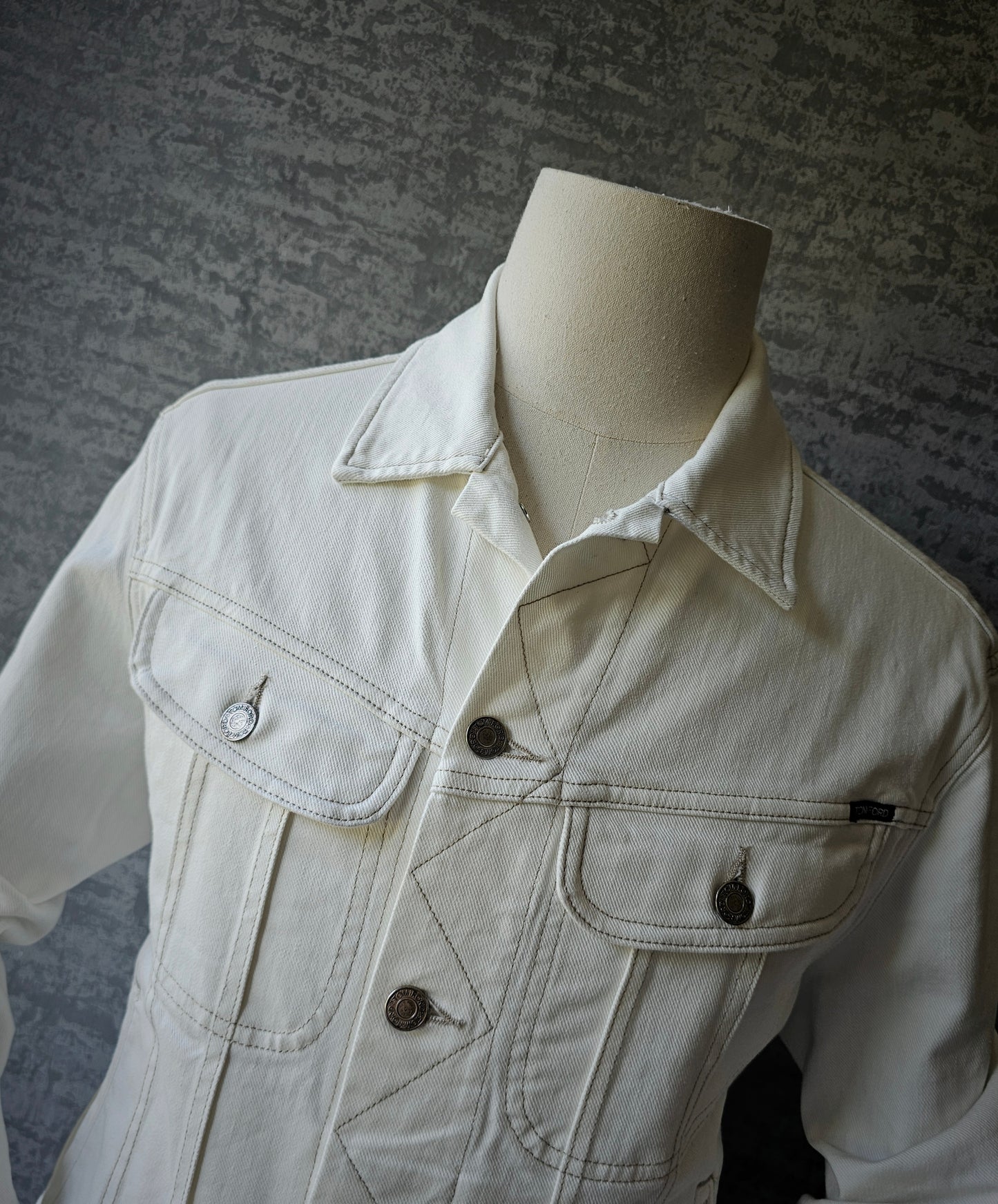 TOM FORD White Denim Jacket