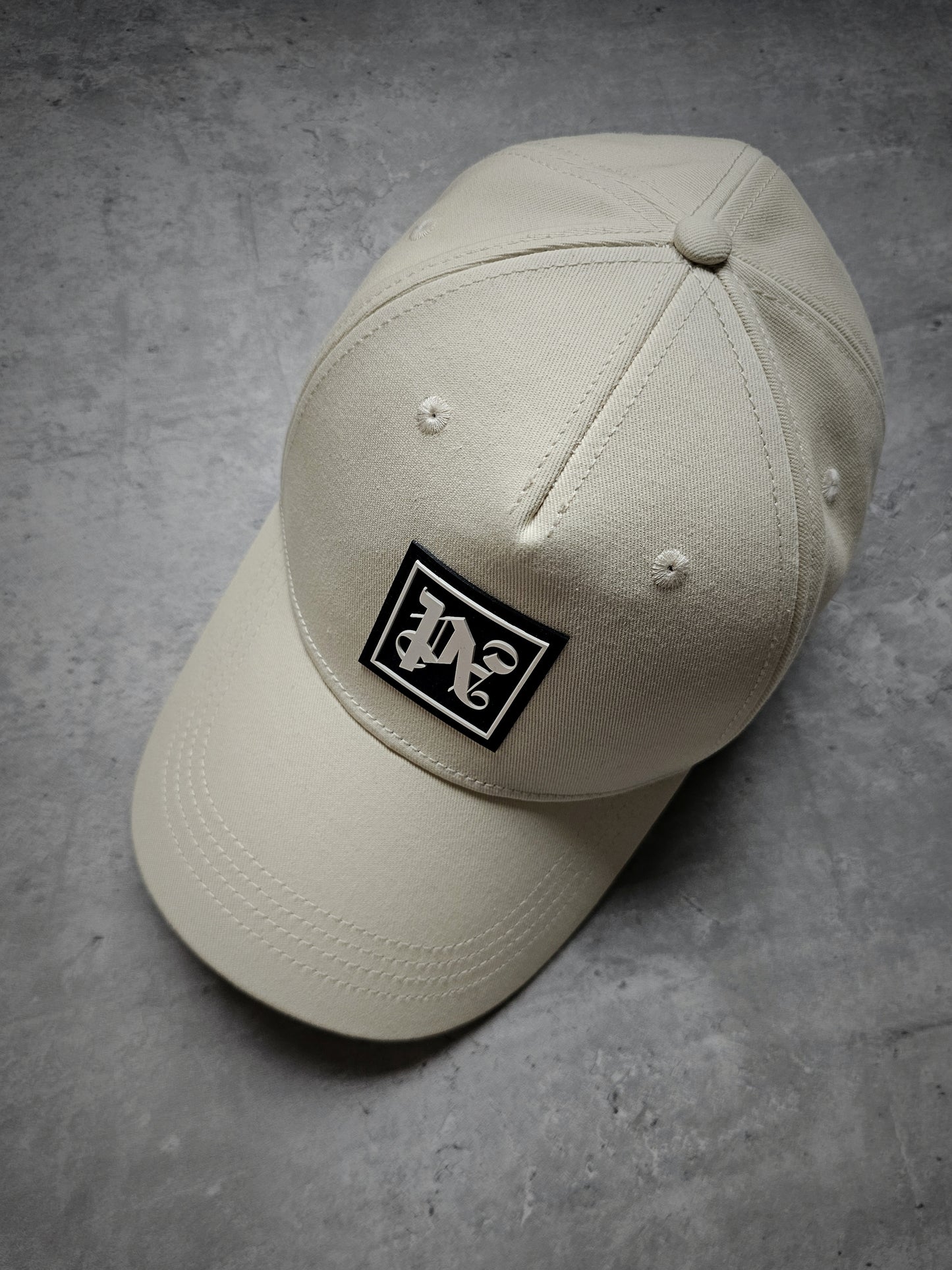 PALM ANGELS Monogram Ski Baseball Cap