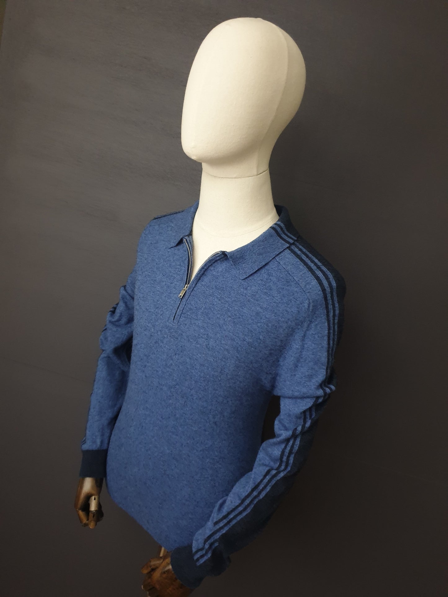 REISS Silverthorne Wool Striped Wool Polo