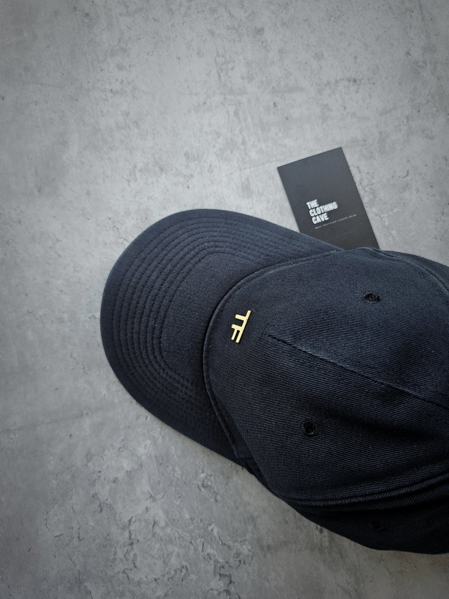 TOM FORD TF Cotton Canvas Navy Baseball Cap