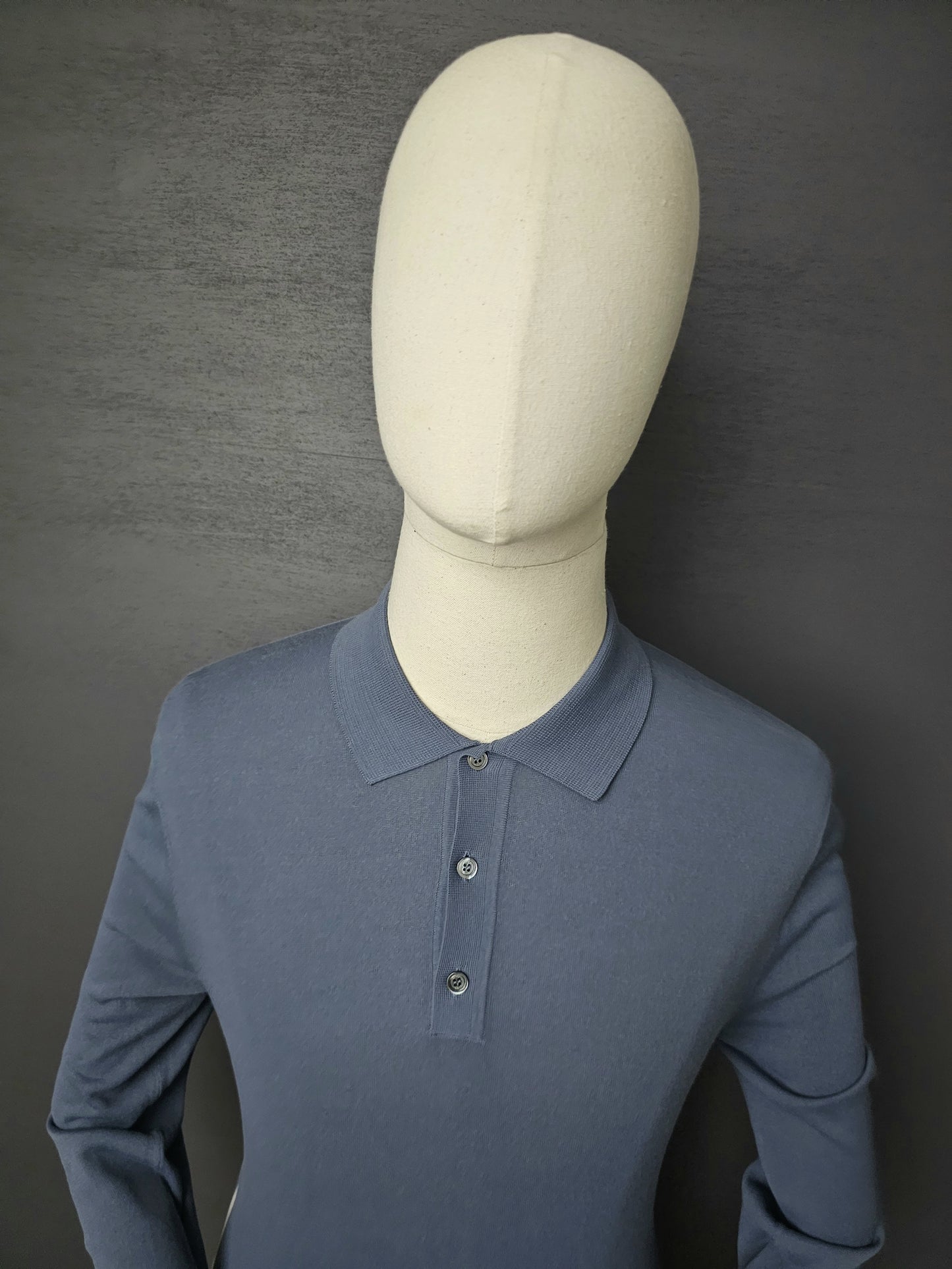 GUCCI Striped Fine Knit Polo