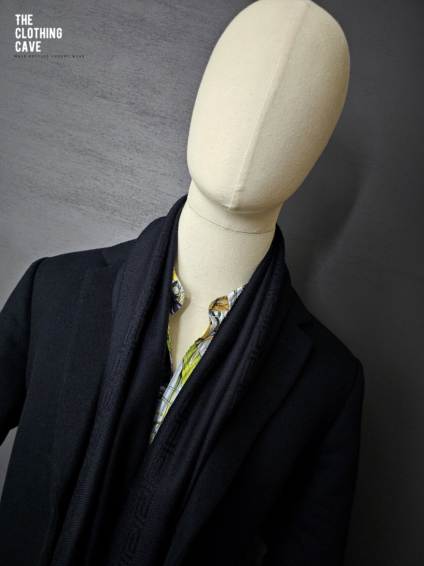 VERSACE Intarsia Fine Wool Medusa Scarf