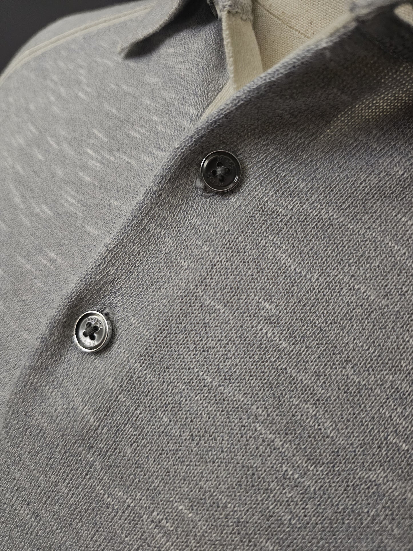 REISS Earlsfield Edition Long Sleeve Knitted Polo