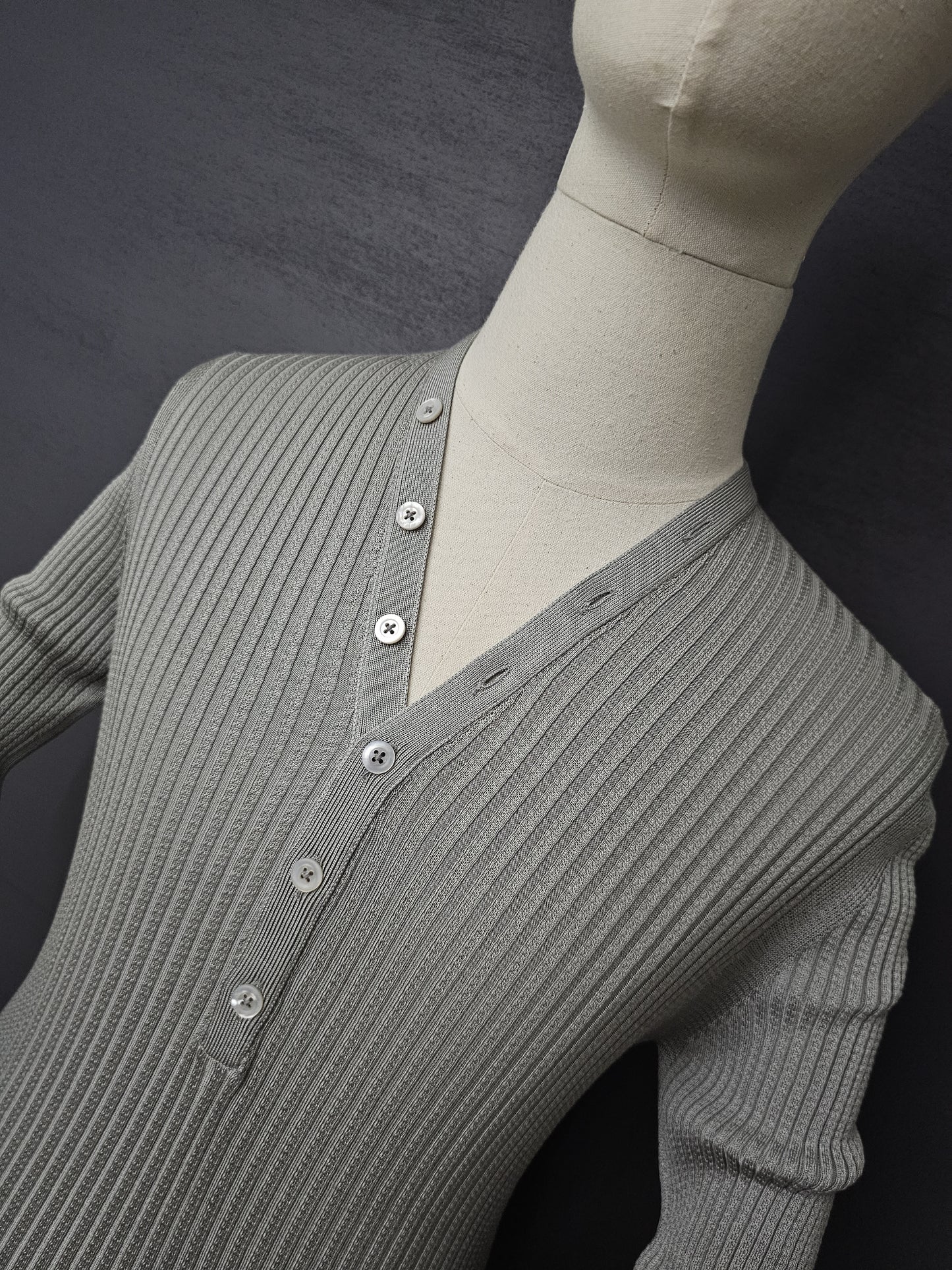 TOM FORD Silk Blend Henley style Long-Sleeve Sweater