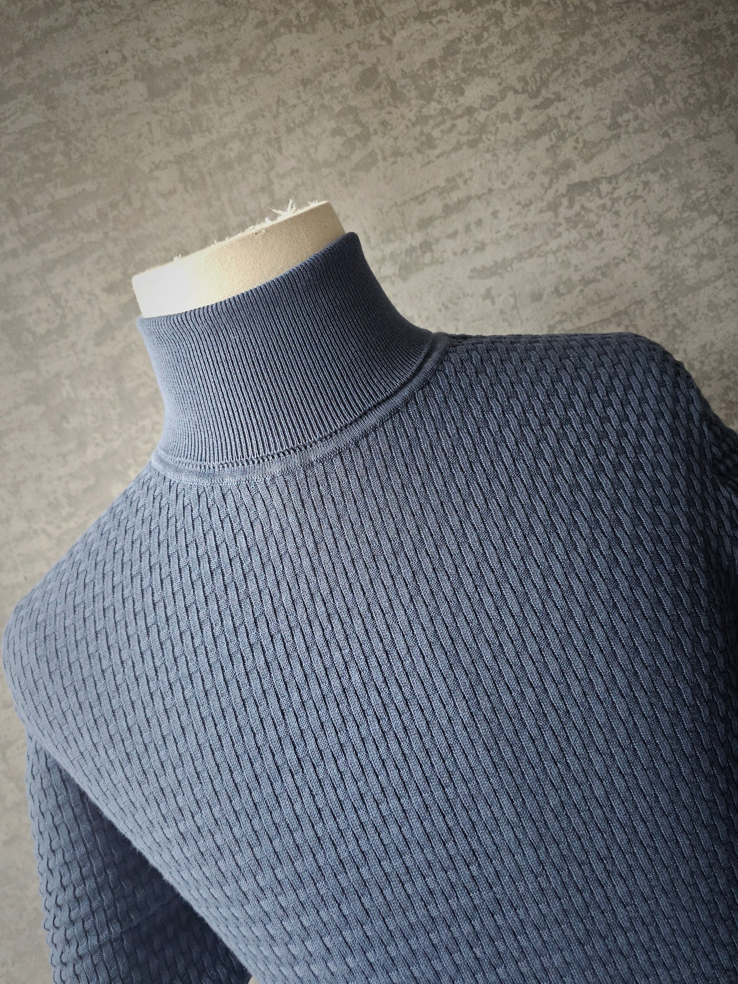 HUGO BOSS Textured Turtleneck Sweater