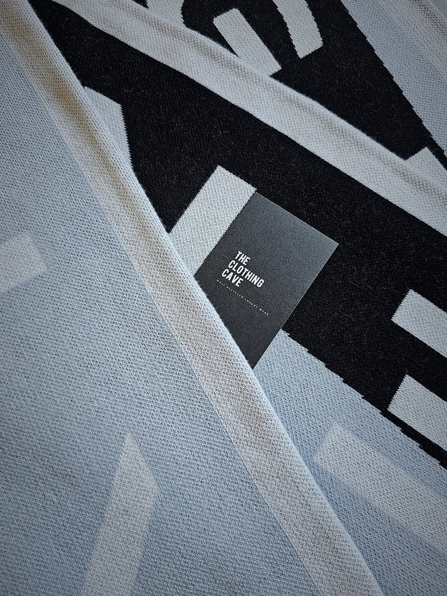 GIVENCHY Jacquard Logo Scarf Blue/Black