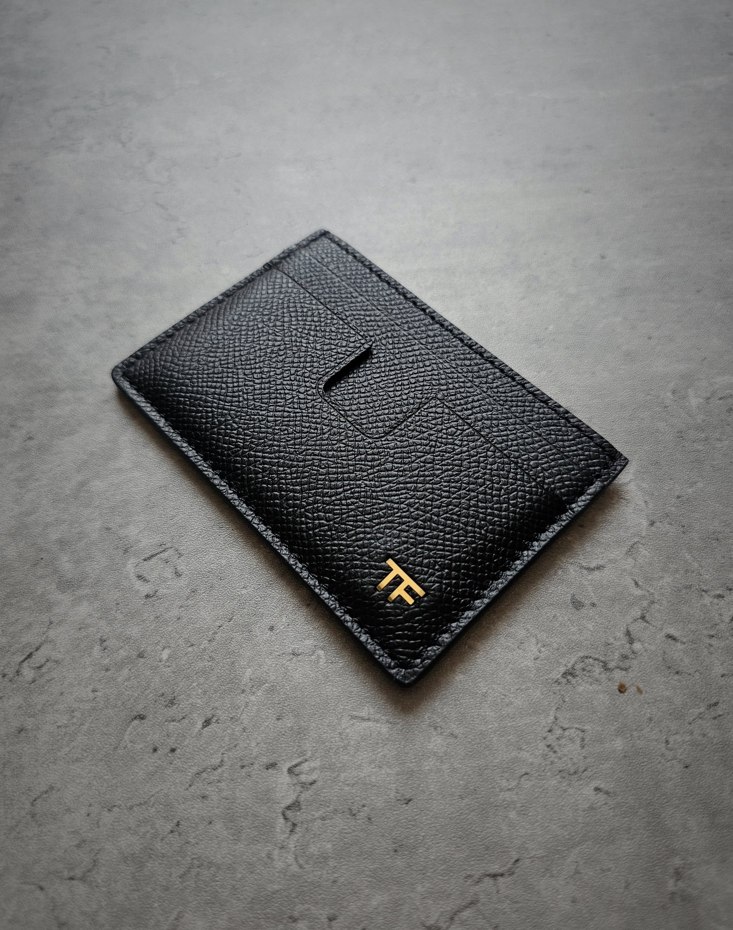 TOM FORD T-Line TF Leather Card Holder