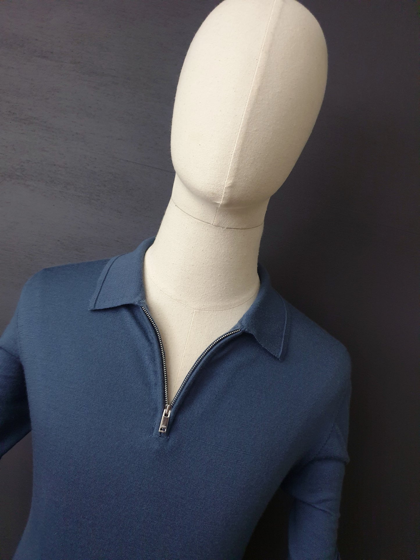 REISS Robertson Long-Sleeve Wool Polo