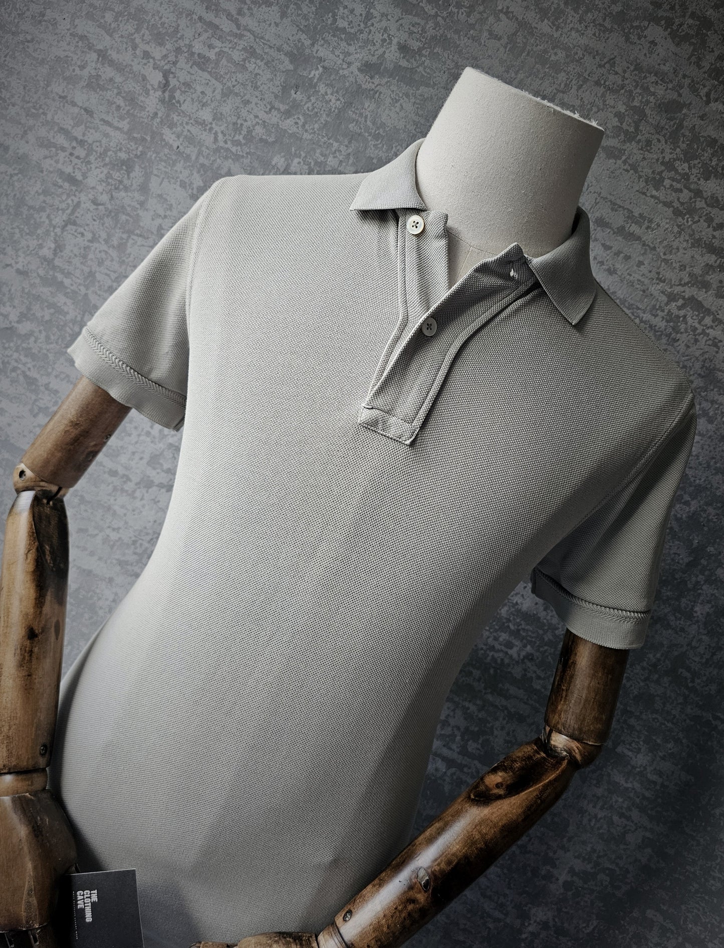 TOM FORD TF Garment-Dyed Cotton Green Polo Shirt