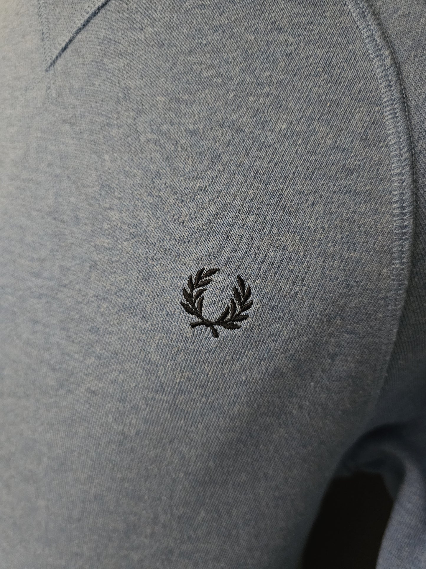 FRED PERRY Crew Neck Sweatshirt in Blue
