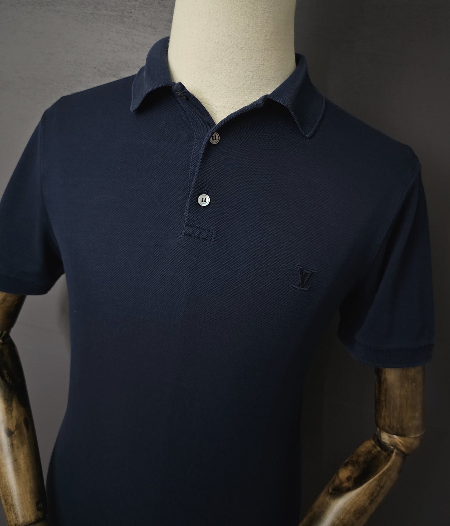 LOUIS VUITTON Classic Short-Sleeved Pique Polo
