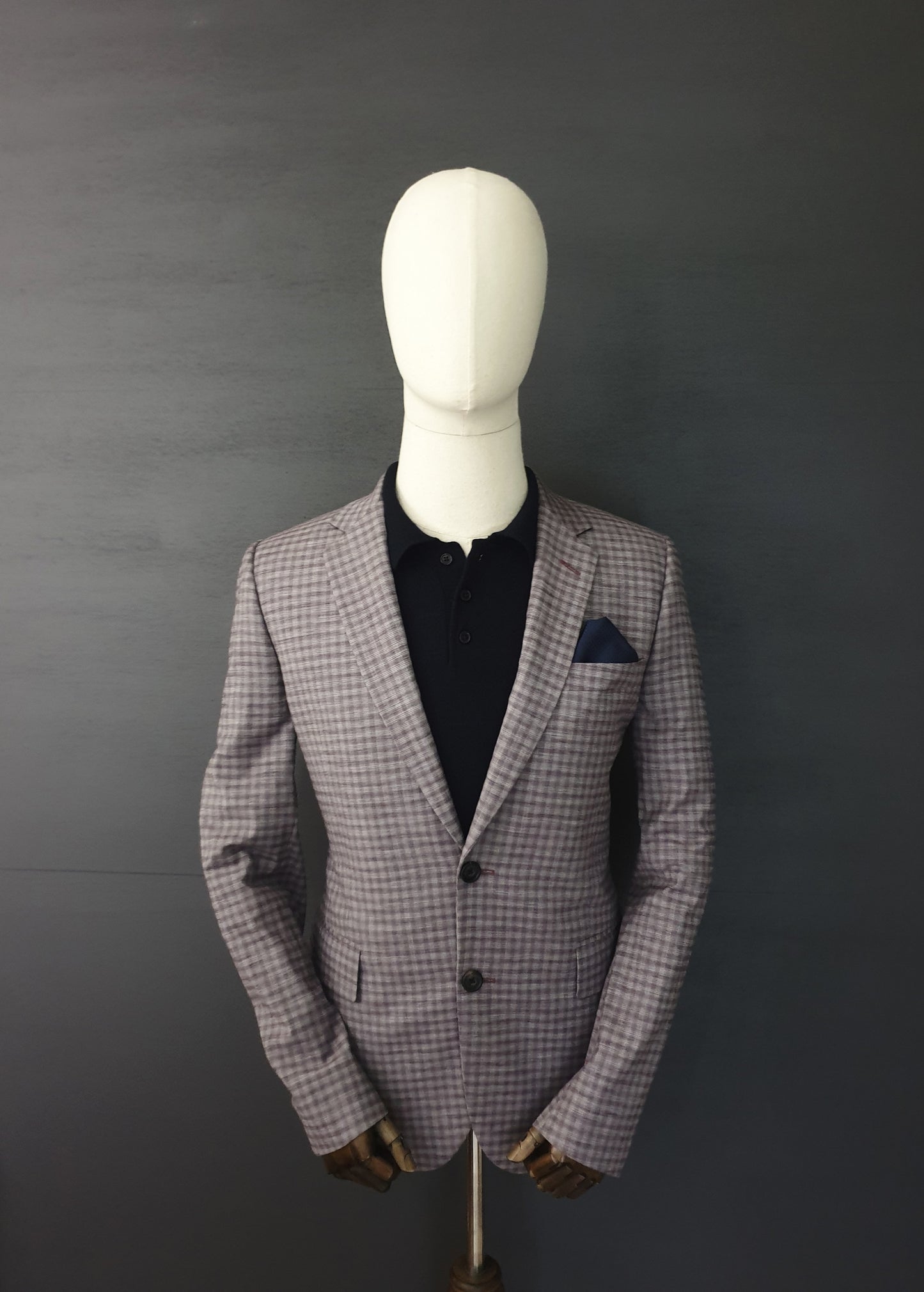 PAUL SMITH  Single Breasted Check Blazer Jacket