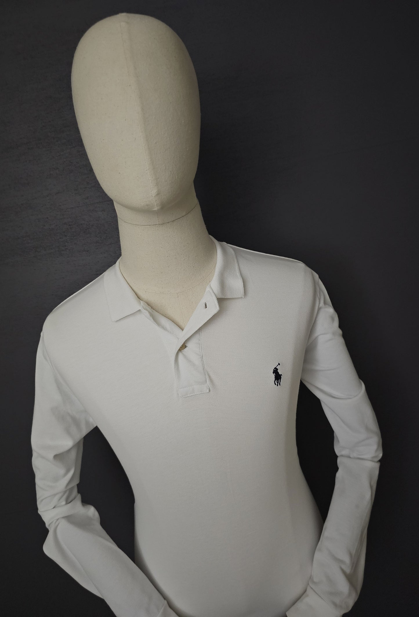 RALPH LAUREN Long Sleeve Cotton Polo Shirt