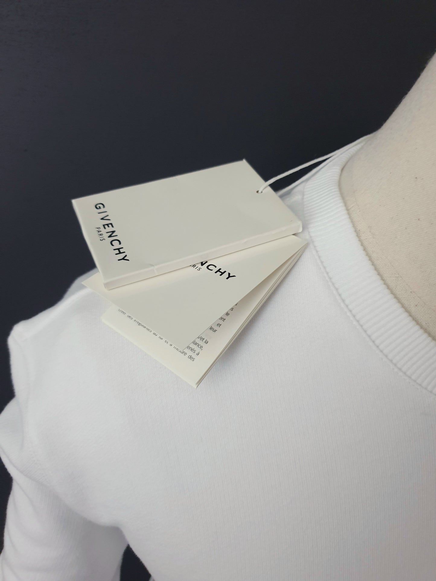 GIVENCHY Silver Logo Oversized Sweatshirt
