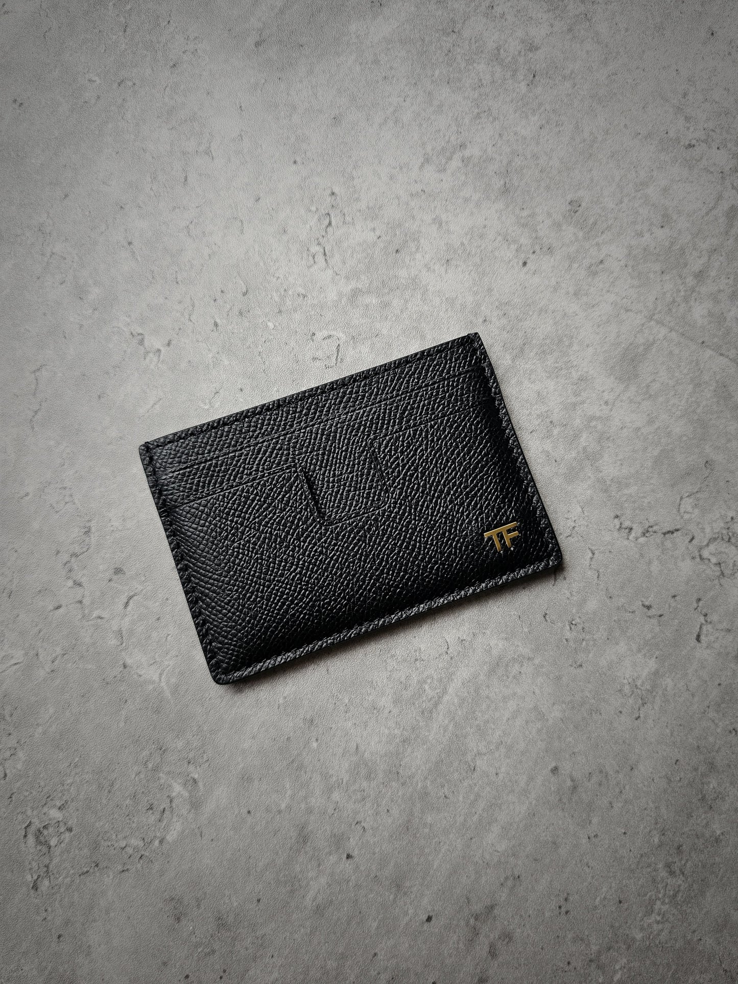 TOM FORD T-Line TF Leather Card Holder