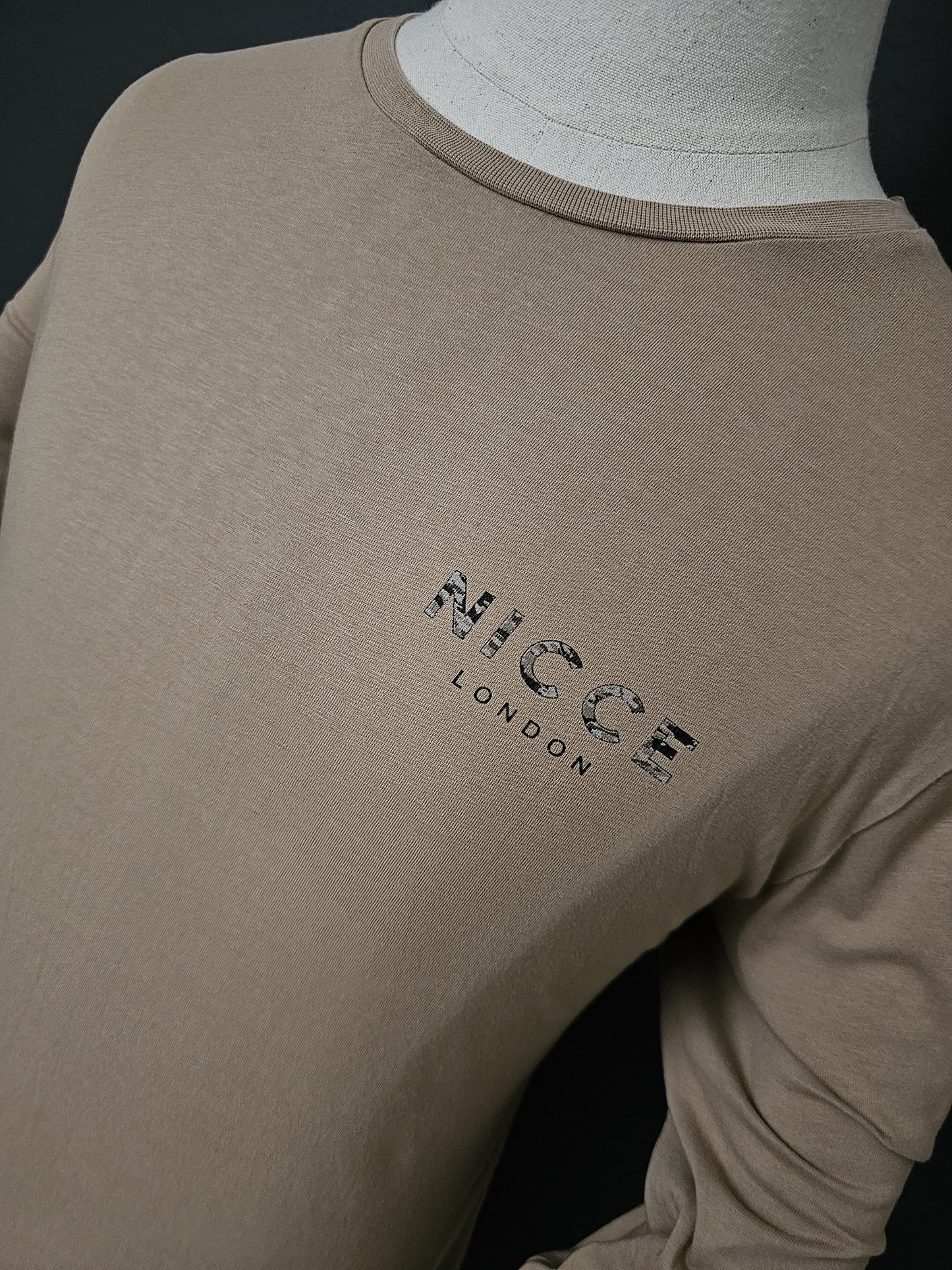 NICCE London Long Sleeve Camo embroidery T-Shirt