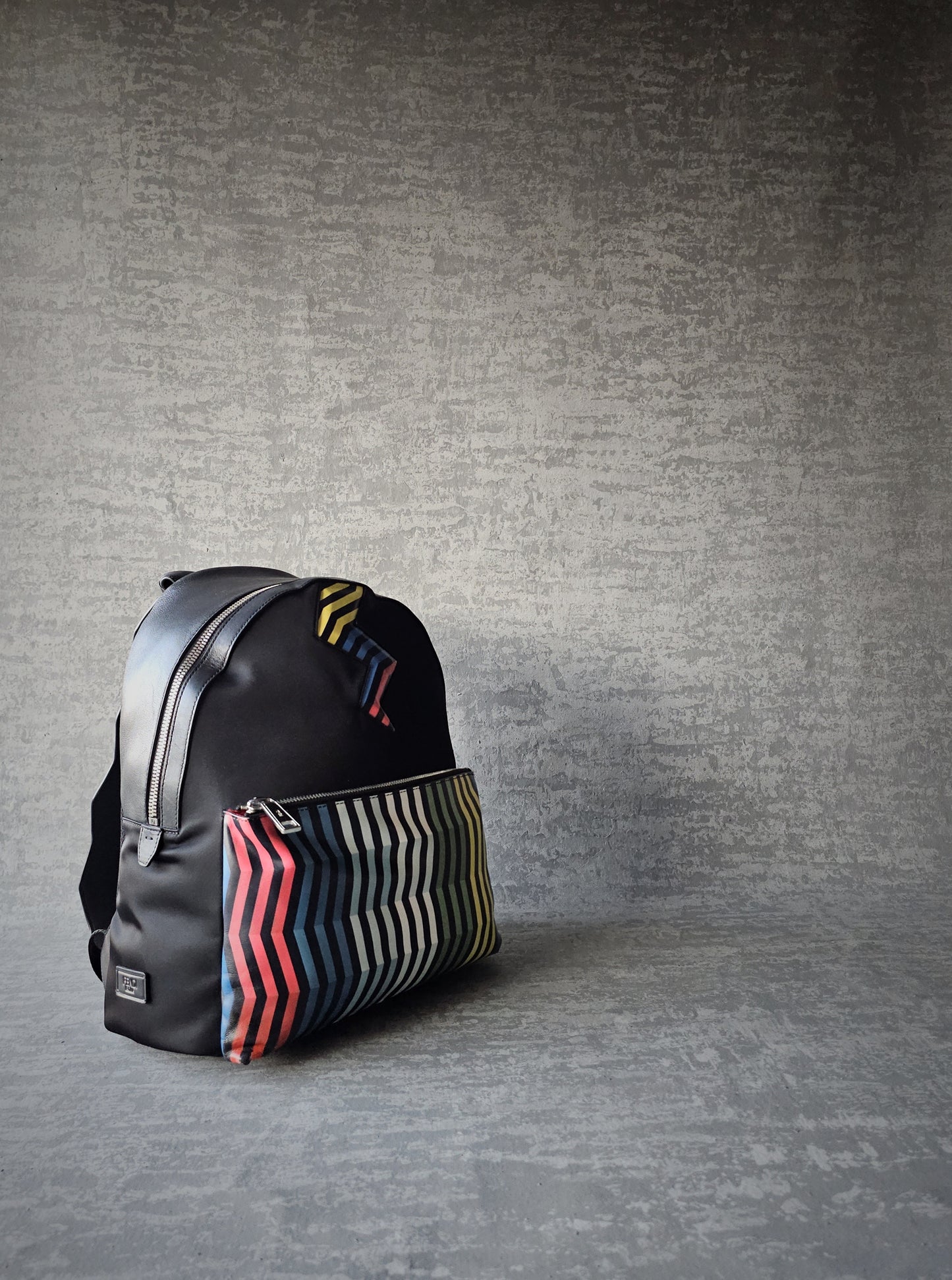 FENDI Roma Leather Lightening Backpack