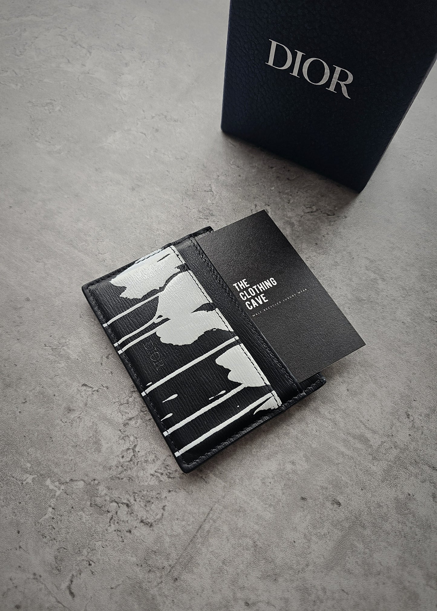 Dior x Raymond Pettibon Limited Edition Leather Card Holder