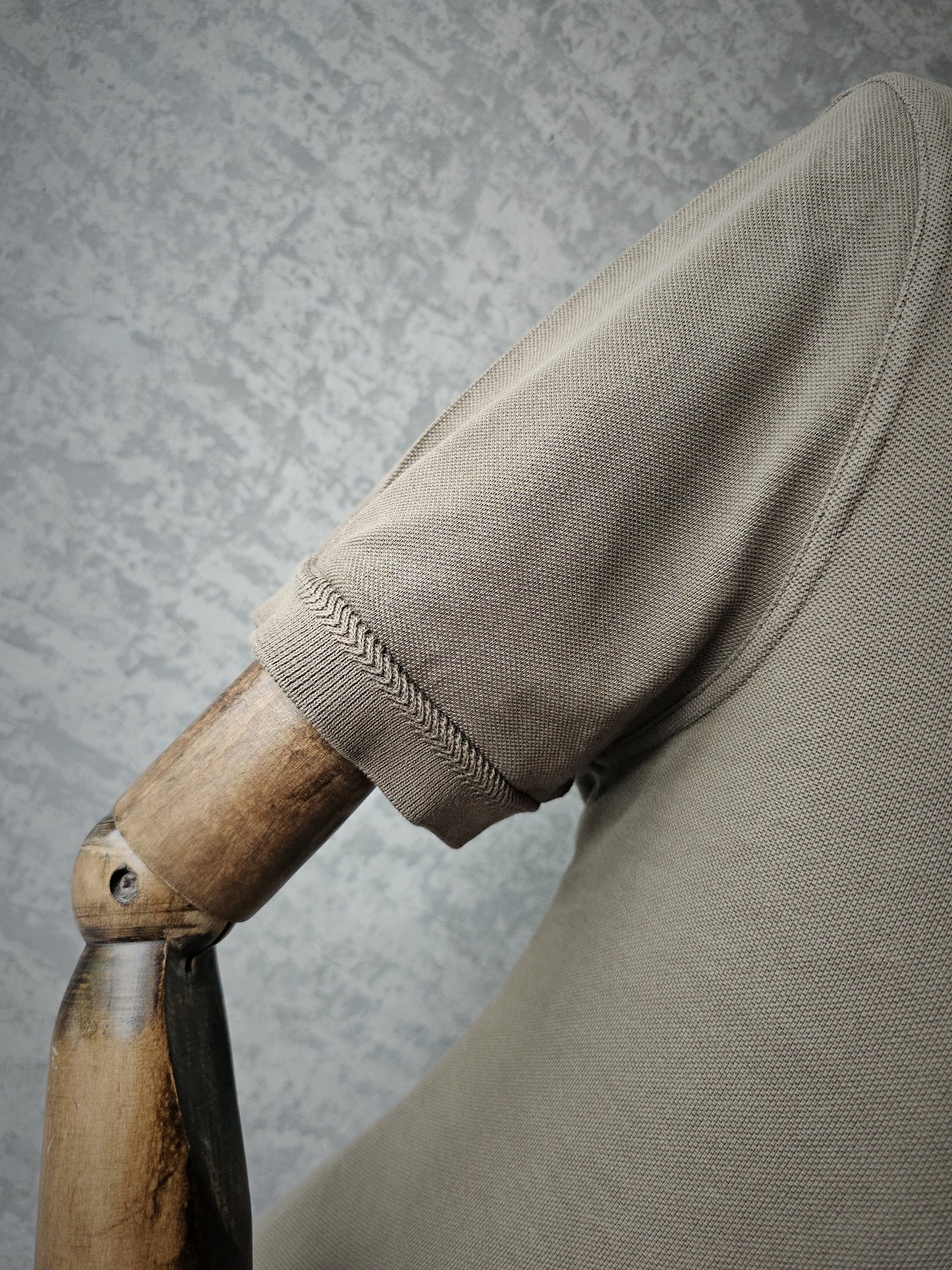 TOM FORD TF Garment-Dyed Cotton Khaki Polo Shirt