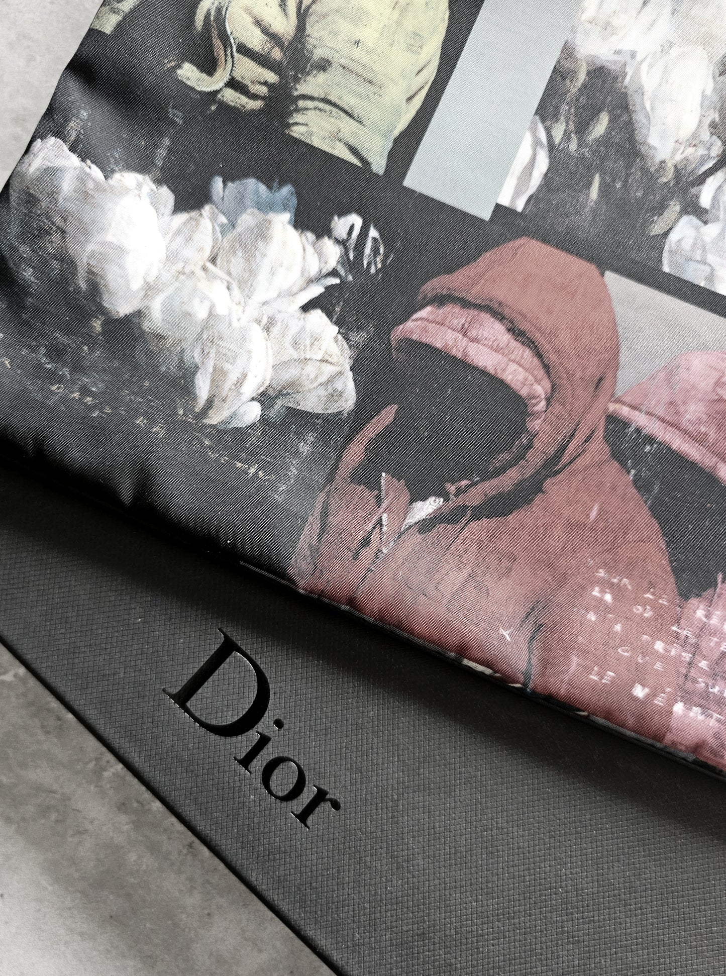 DIOR HOMME Rare Francois Bard Documents Zipped Pouch