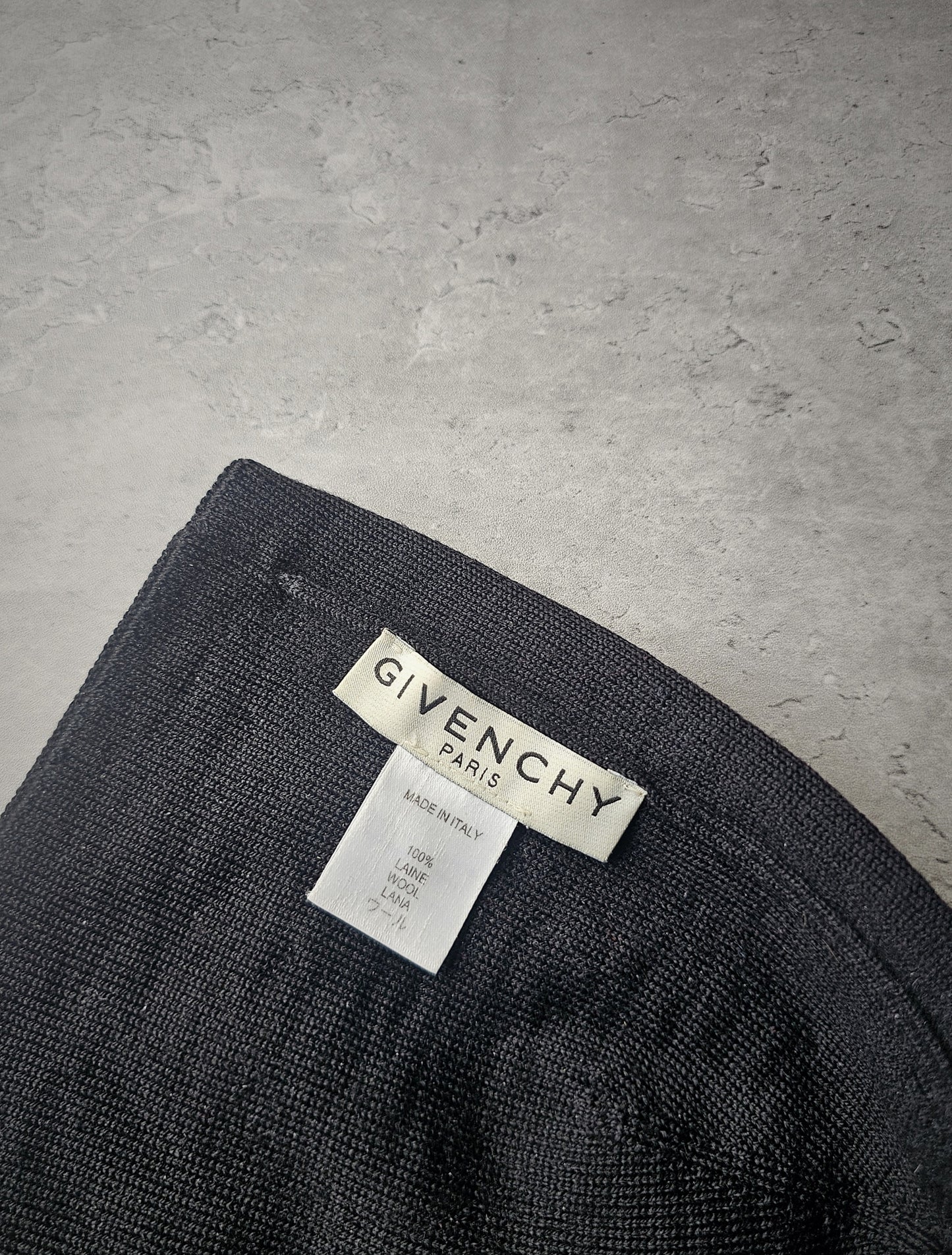 GIVENCHY Red Split Logo Beanie