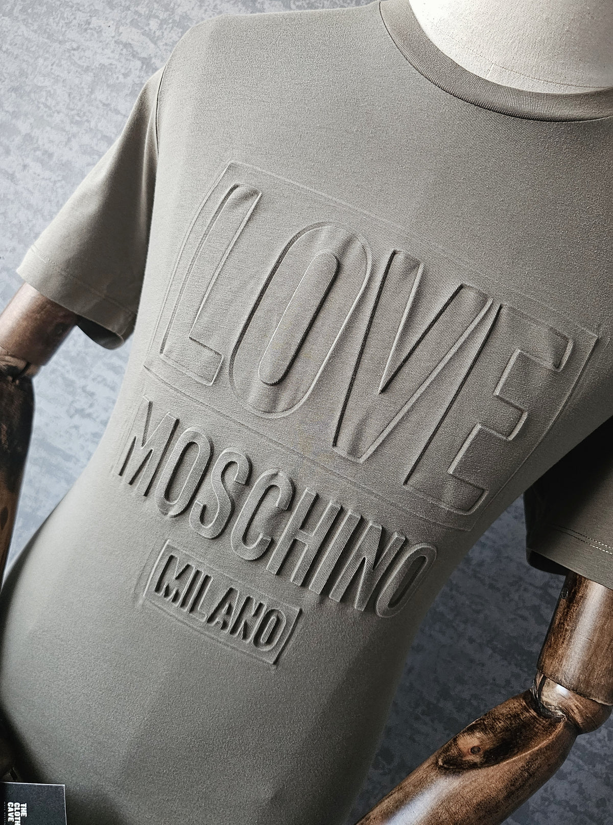 MOSCHINO Milano Embossed Love Logo T-Shirt