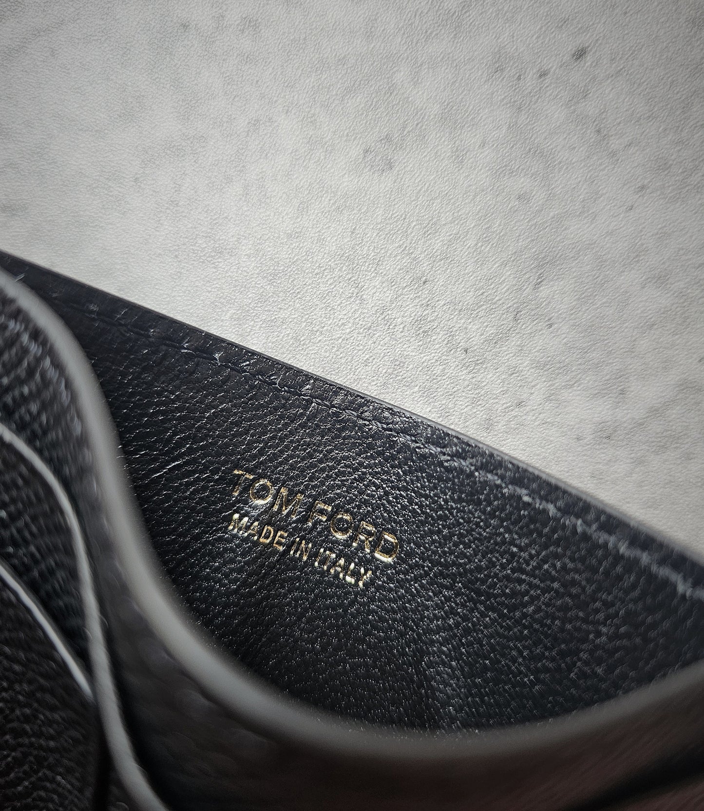 TOM FORD T-Line TF Leather Card Holder