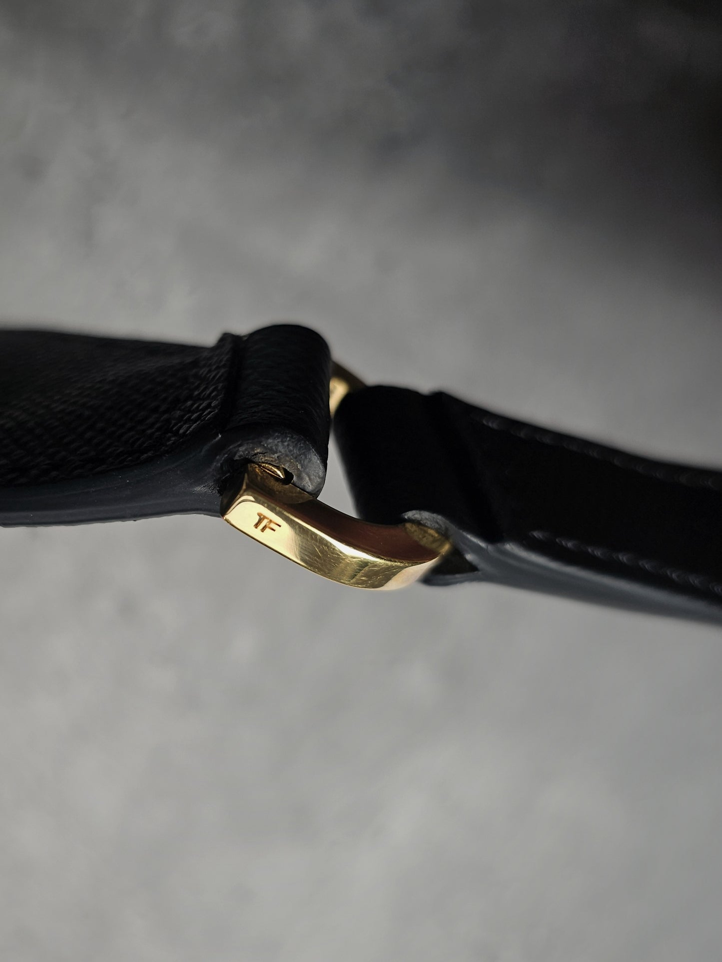 TOM FORD Full Grain Texturized Leather Belt Bag