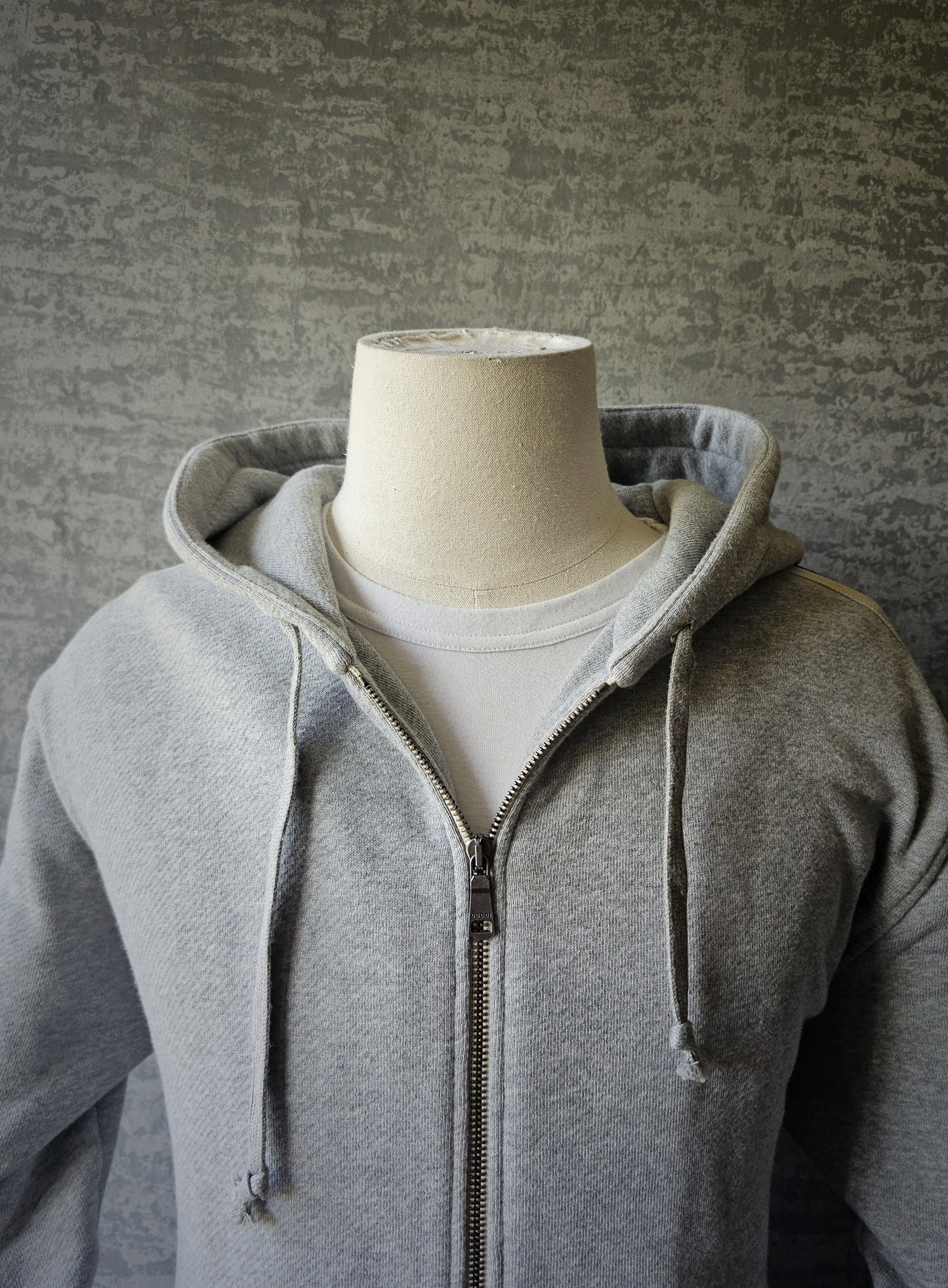 GUCCI Webbing-Trimmed Loopback Cotton Jersey Hoodie