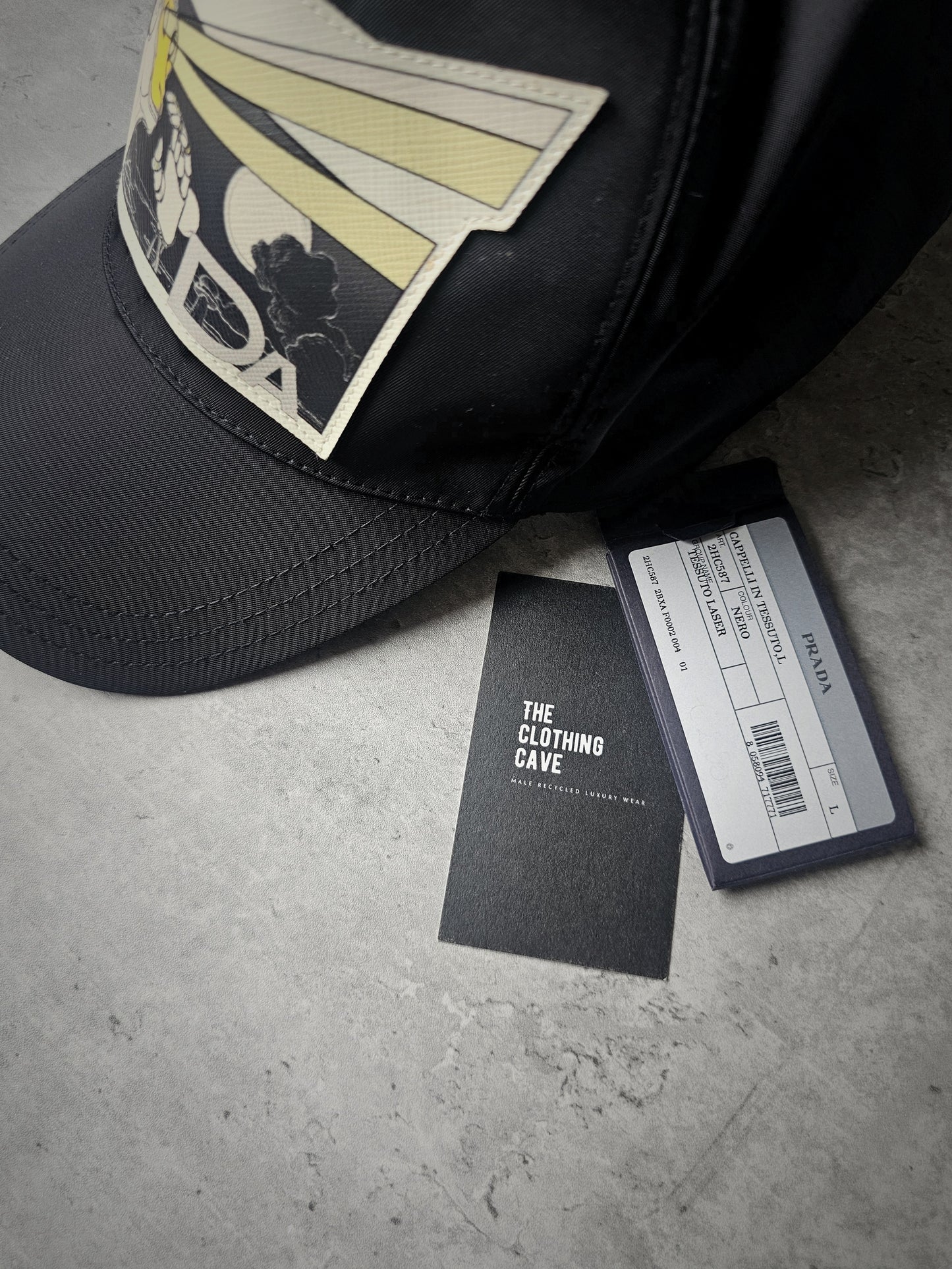 PRADA X James Dean Collaboration Comic Couture Cap