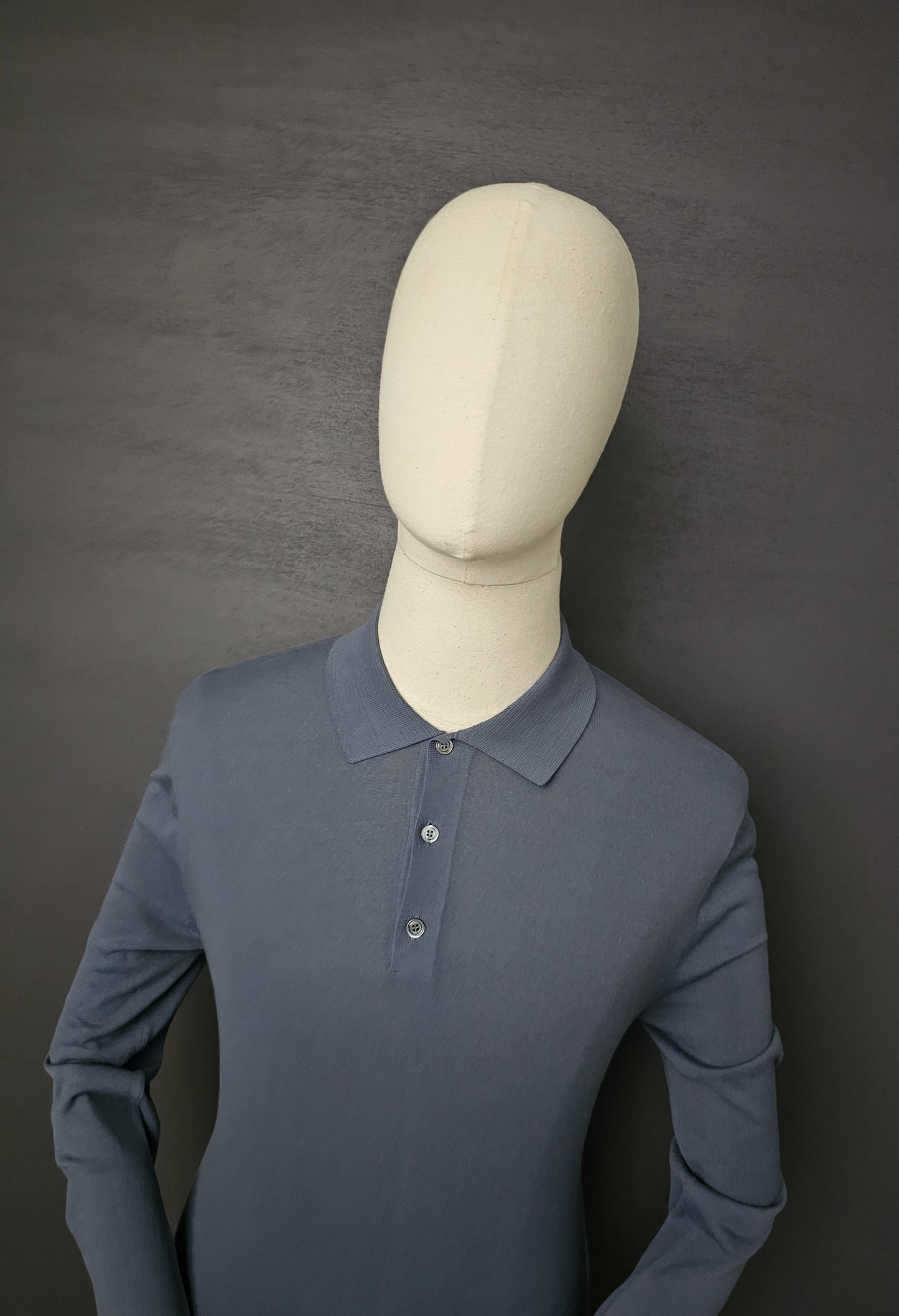 GUCCI Striped Fine Knit Polo