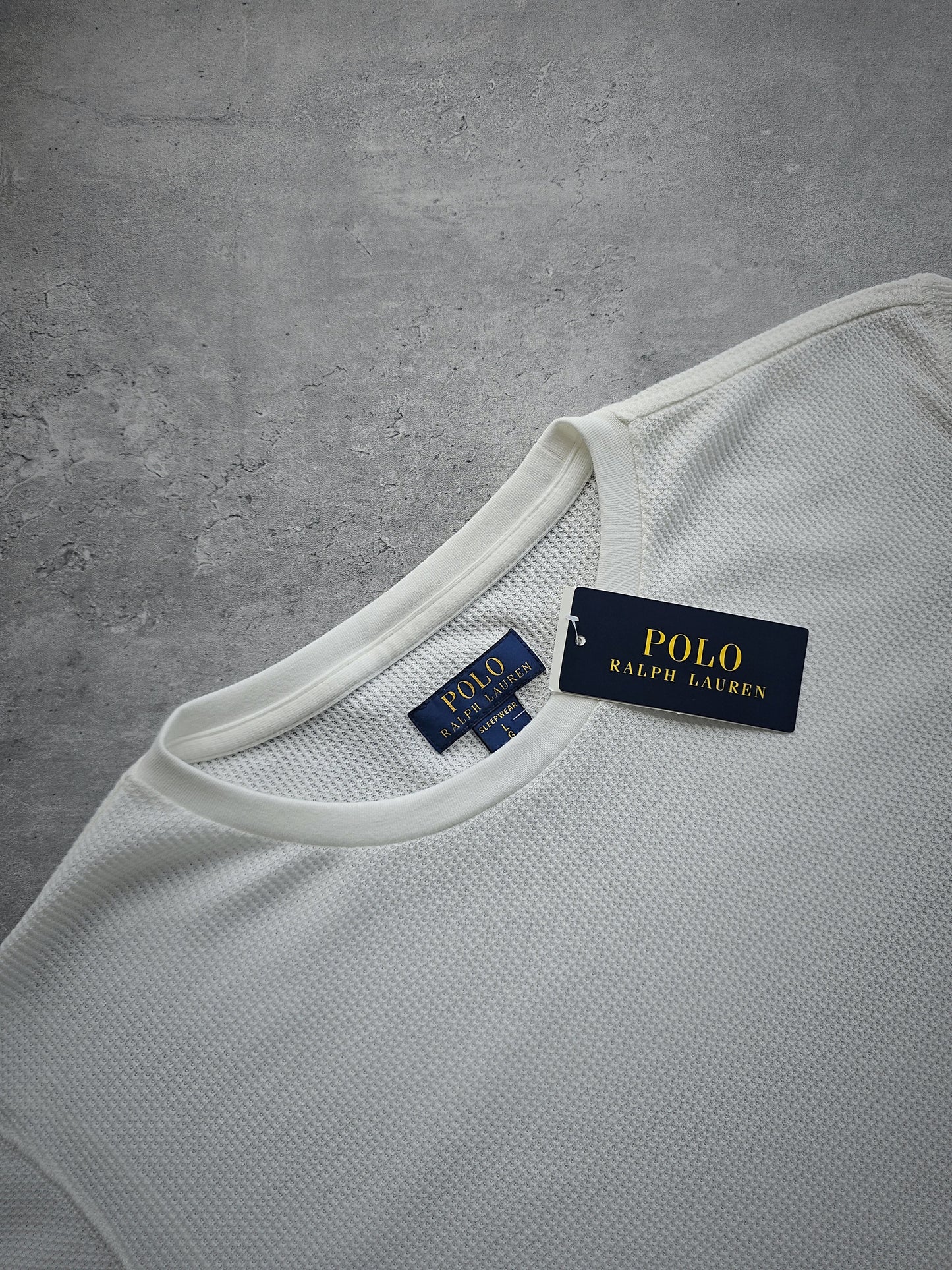 RALPH LAUREN Long Sleeve Lounge thermal Top