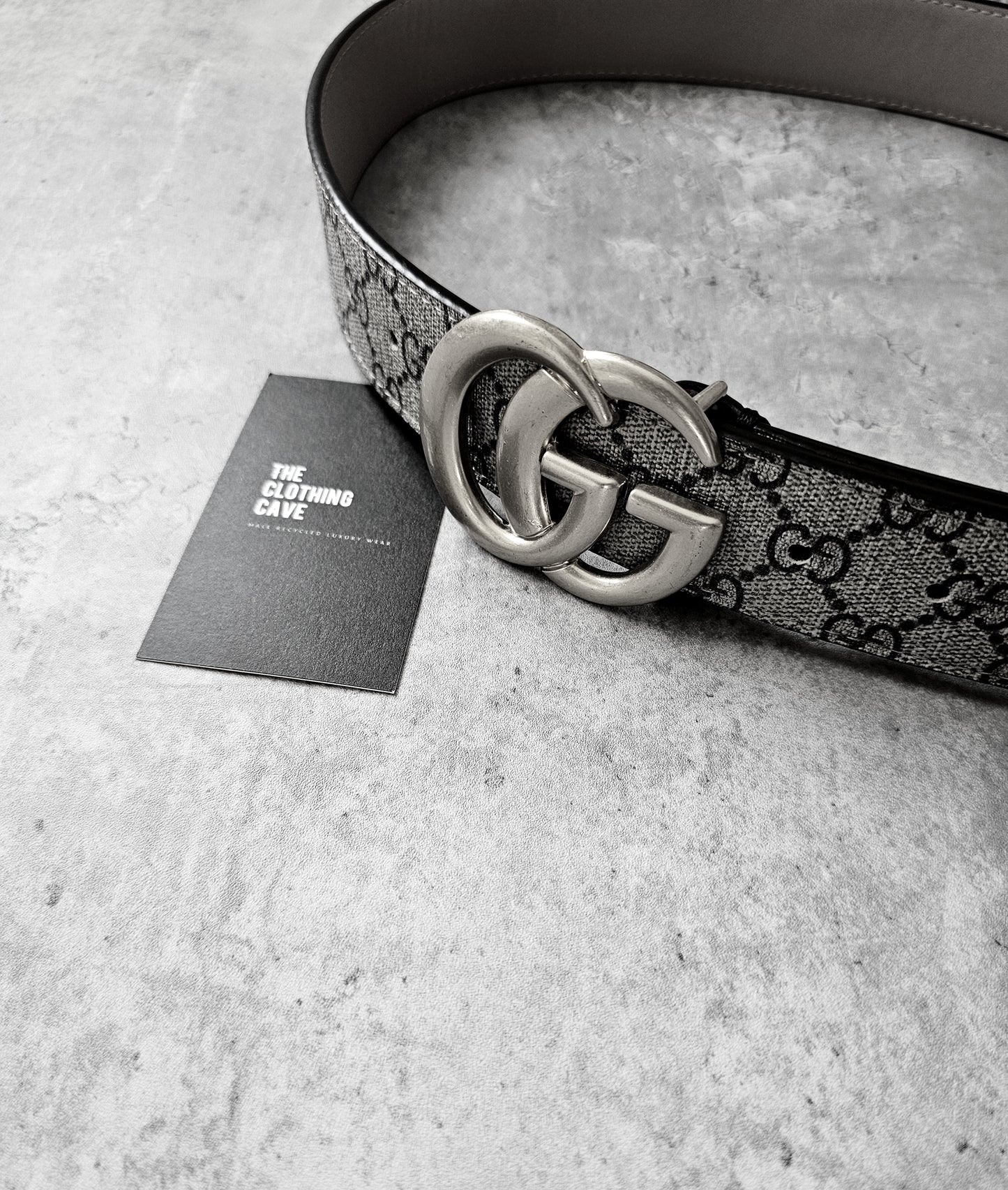 GUCCI GG Marmont Supreme Monogram Beige Belt