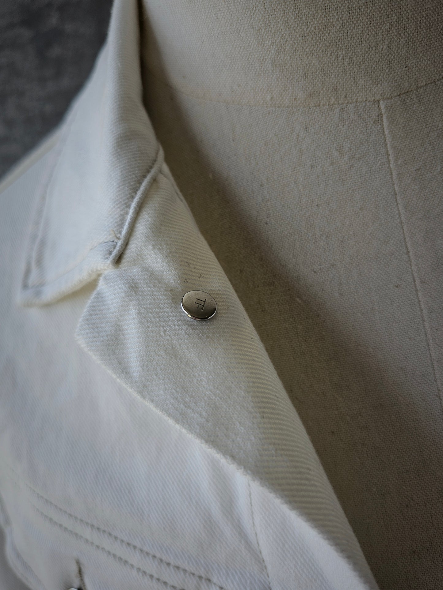 TOM FORD White Denim Jacket