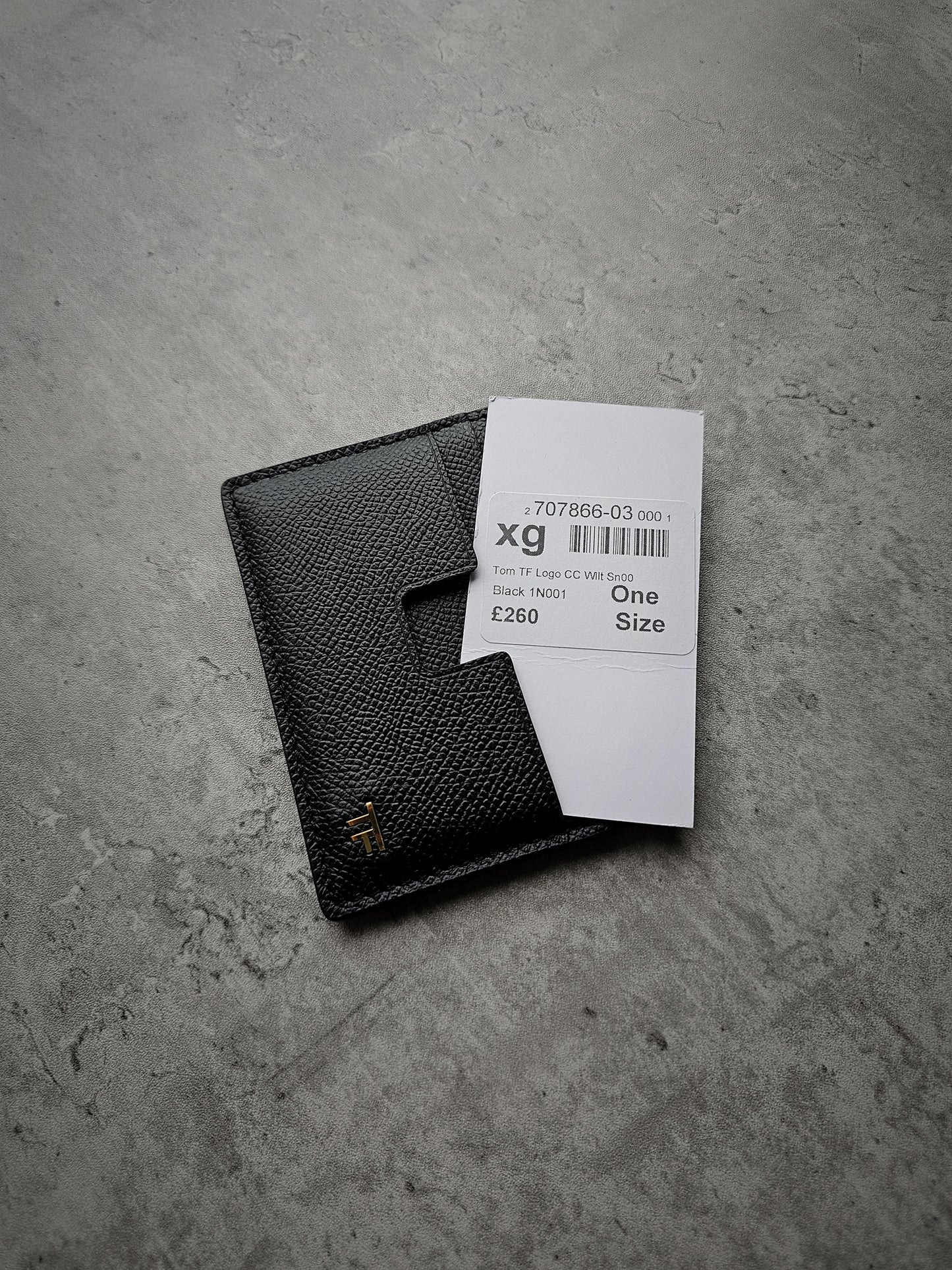 TOM FORD T-Line TF Leather Card Holder