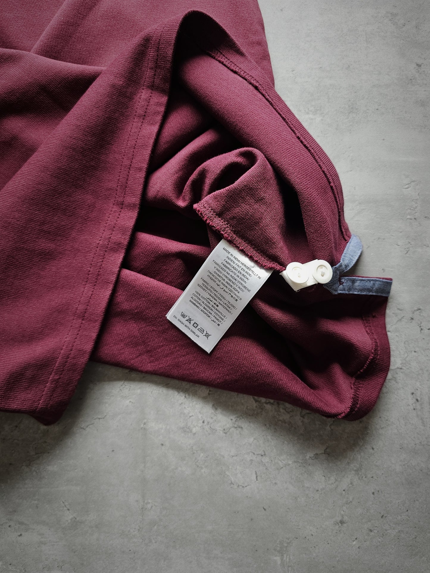 GANT Burgundy Heavy Rugger Rugby Polo Shirt