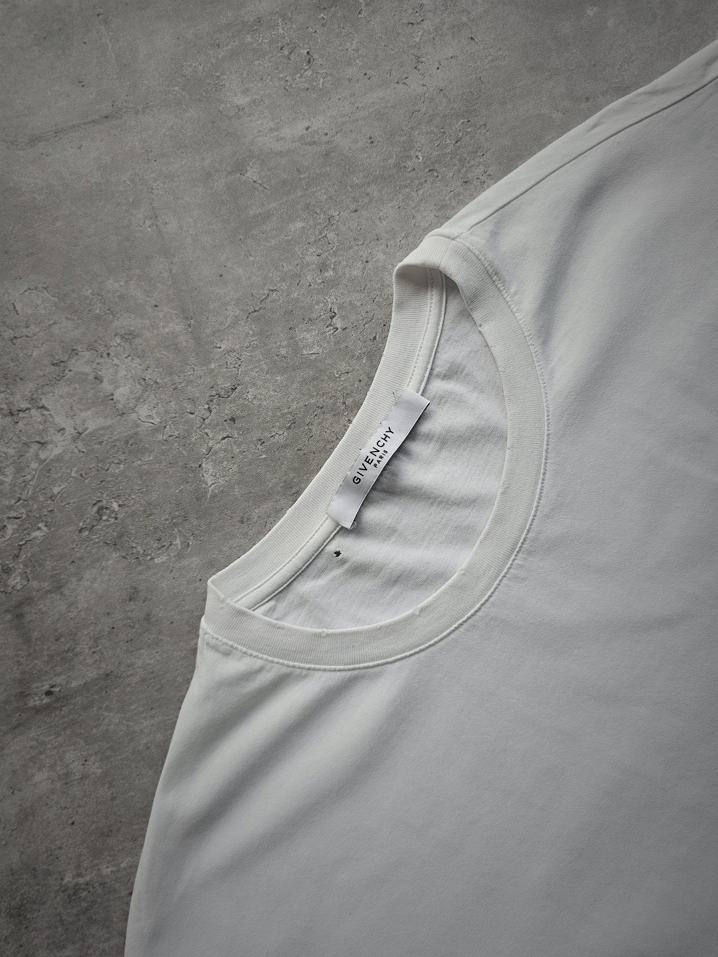 GIVENCHY Faded Distressed Logo T-Shirt
