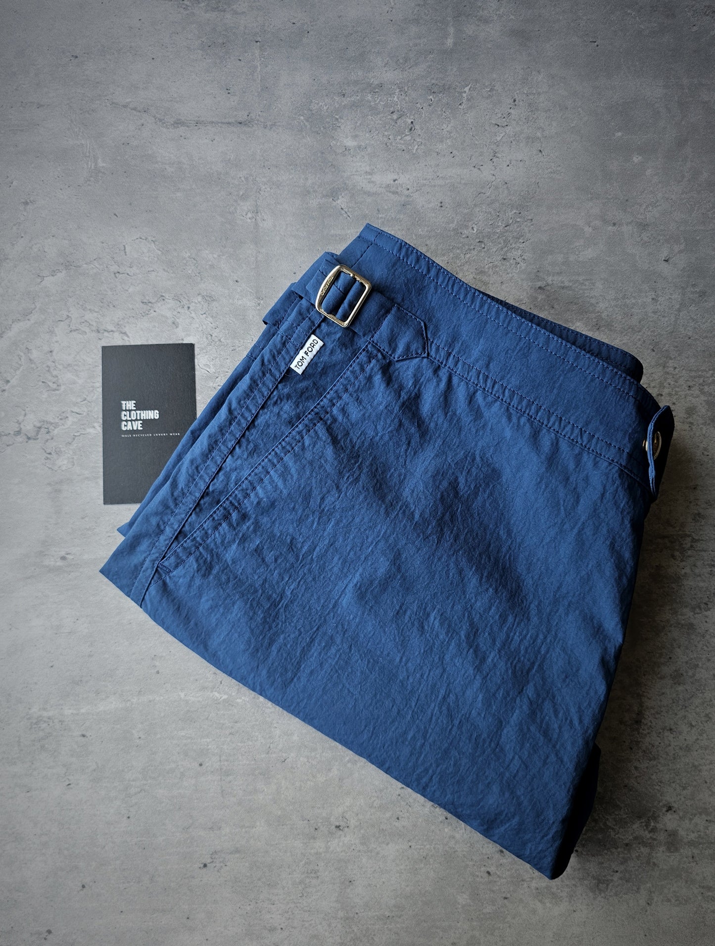 TOM FORD Slim-Fit Nylon Short Length Navy Swim Shorts